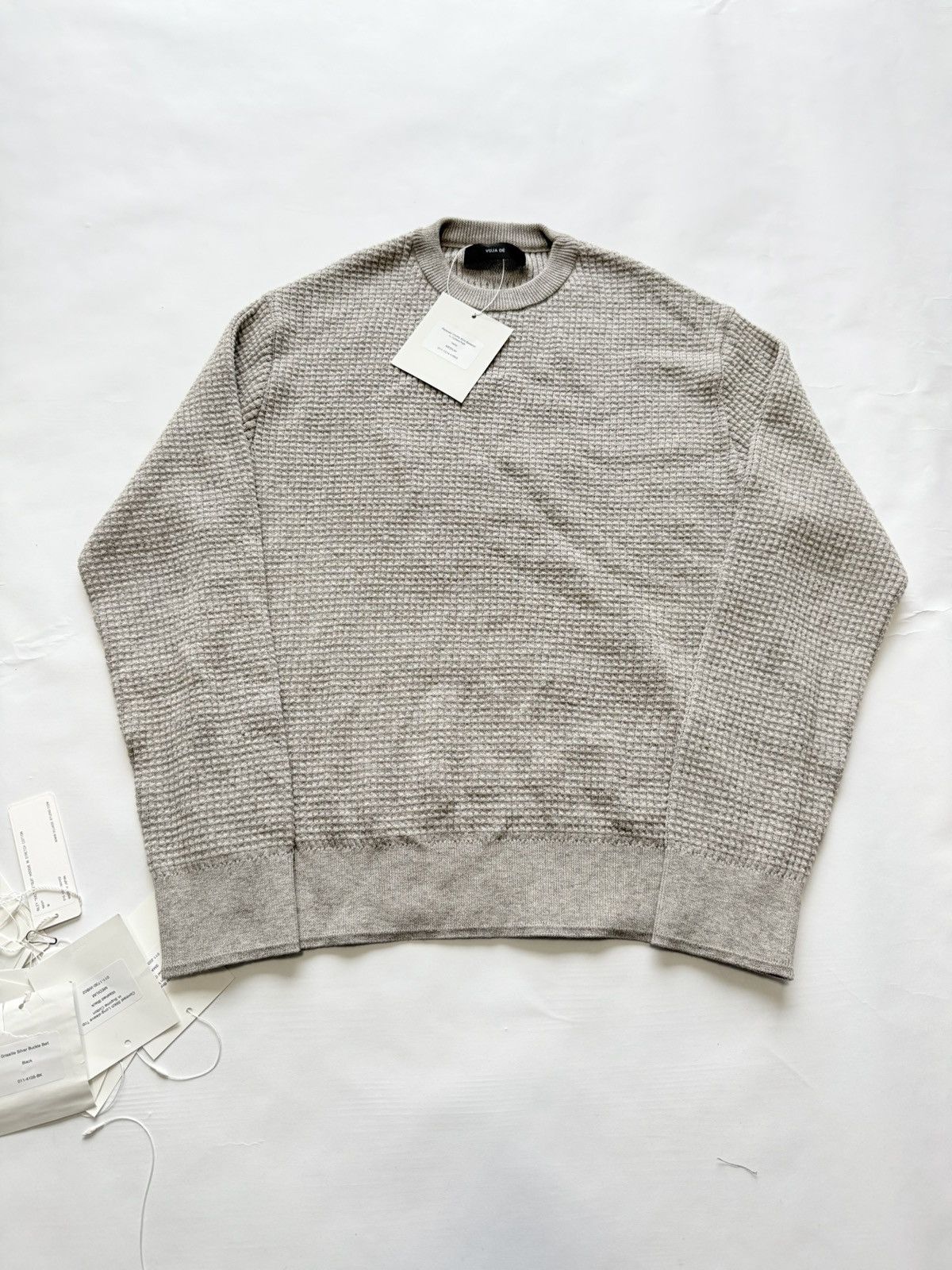 Vuja De VUJADE FRANK STRUCTURED HAIF-ZIP KNIT SWEATER | Grailed