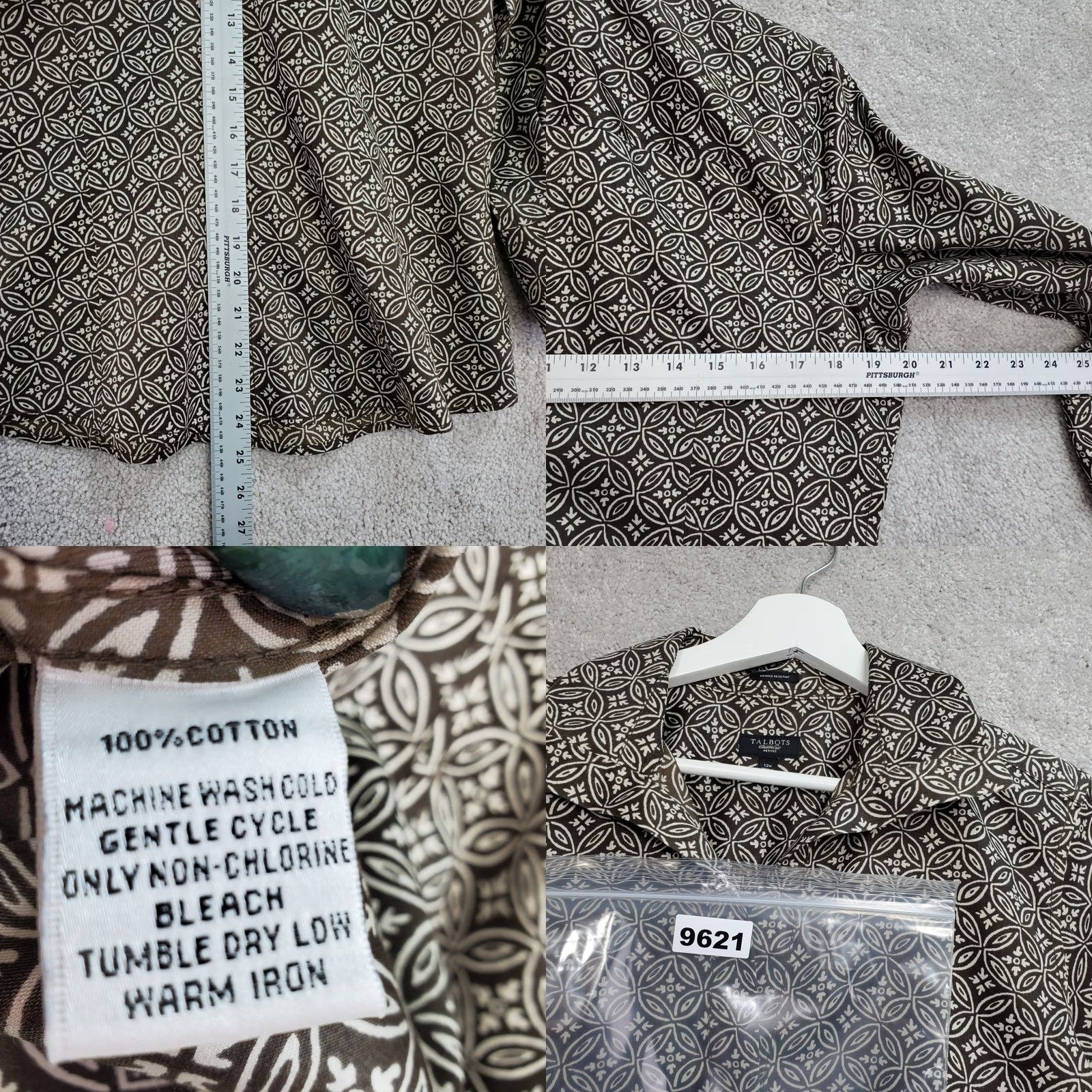 Talbots VINTAGE? No. Size XL / US 12-14 / IT 48-50 - 8 Thumbnail