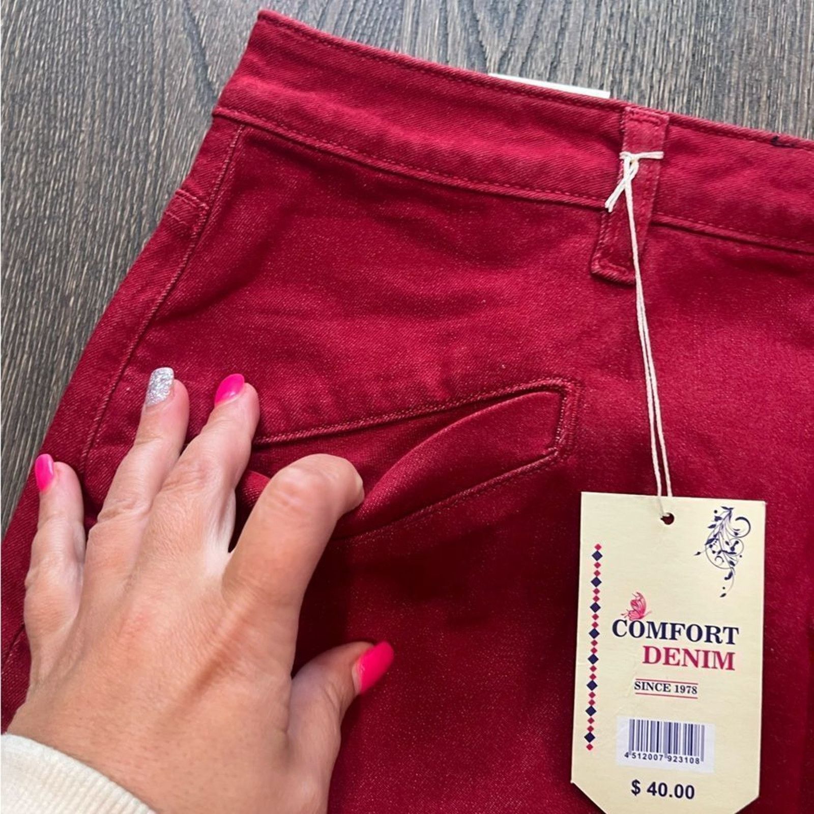 Vintage NWT Comfort Denim Mini Skirt Belted Size 13/14 Size 36" / US 14 / IT 50 - 4 Thumbnail