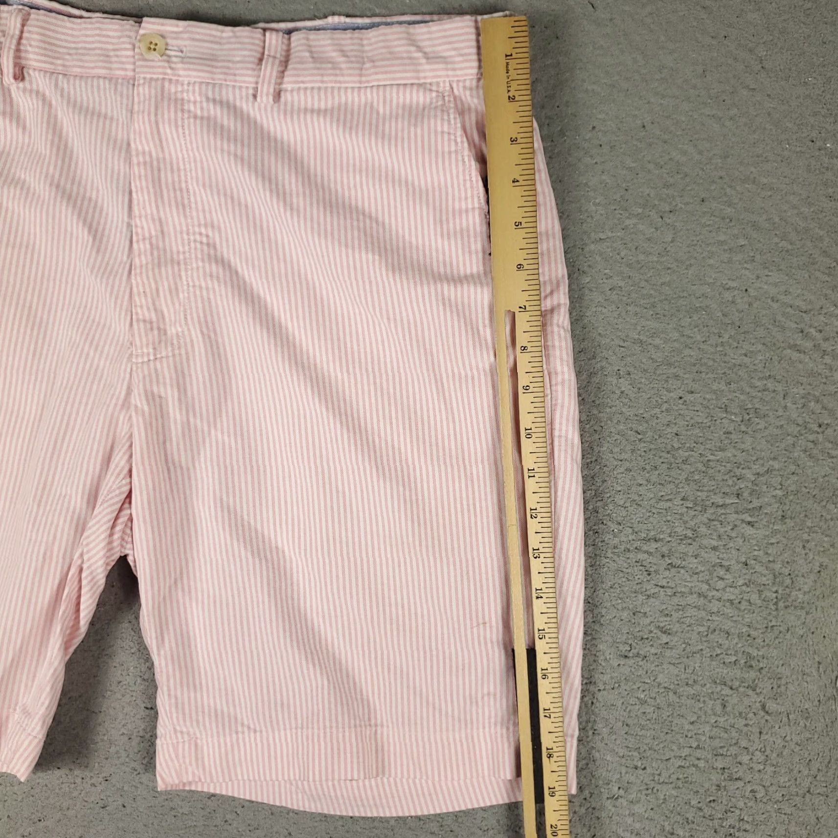 Ralph Lauren Ralph Lauren Shorts Size 36 Pink Striped Flat Front Chino Casual Mens Size US 36 / EU 52 - 6 Thumbnail