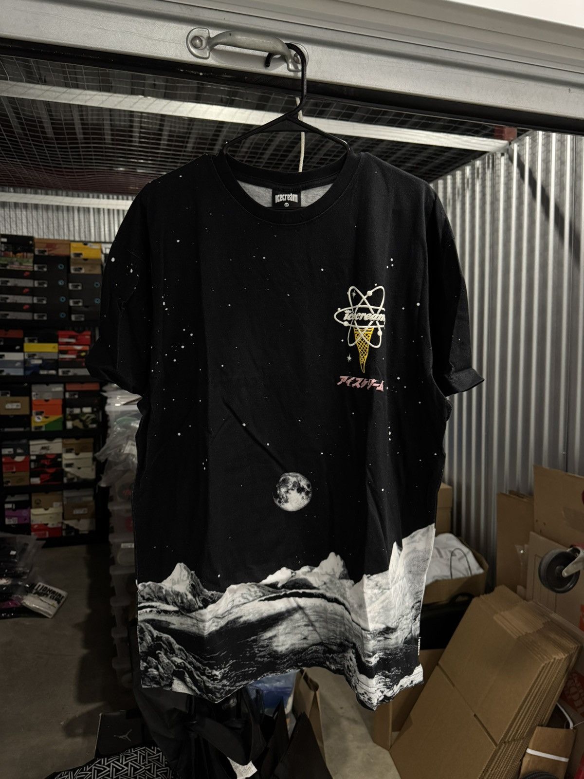 Icecream Ice Cream Moon and Space T-Shirt Size XXL Size US XXL / EU 58 / 5 - 1 Thumbnail