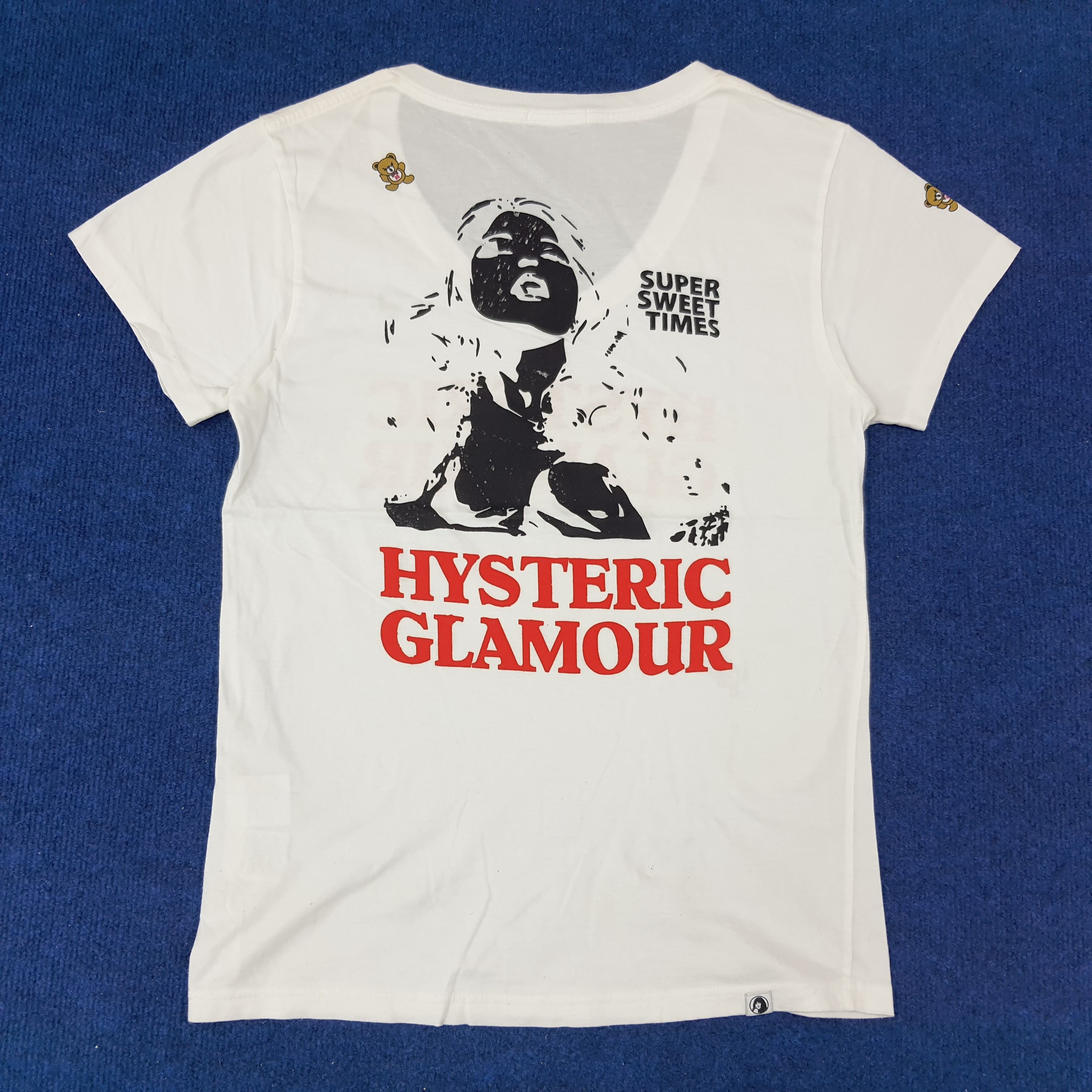 Hysteric Glamour × Japanese Brand × Vintage Vintage Hysteric Glamour Japan Custom Logo Tshirt C219N49 Size S / US 4 / IT 40 - 3 Thumbnail