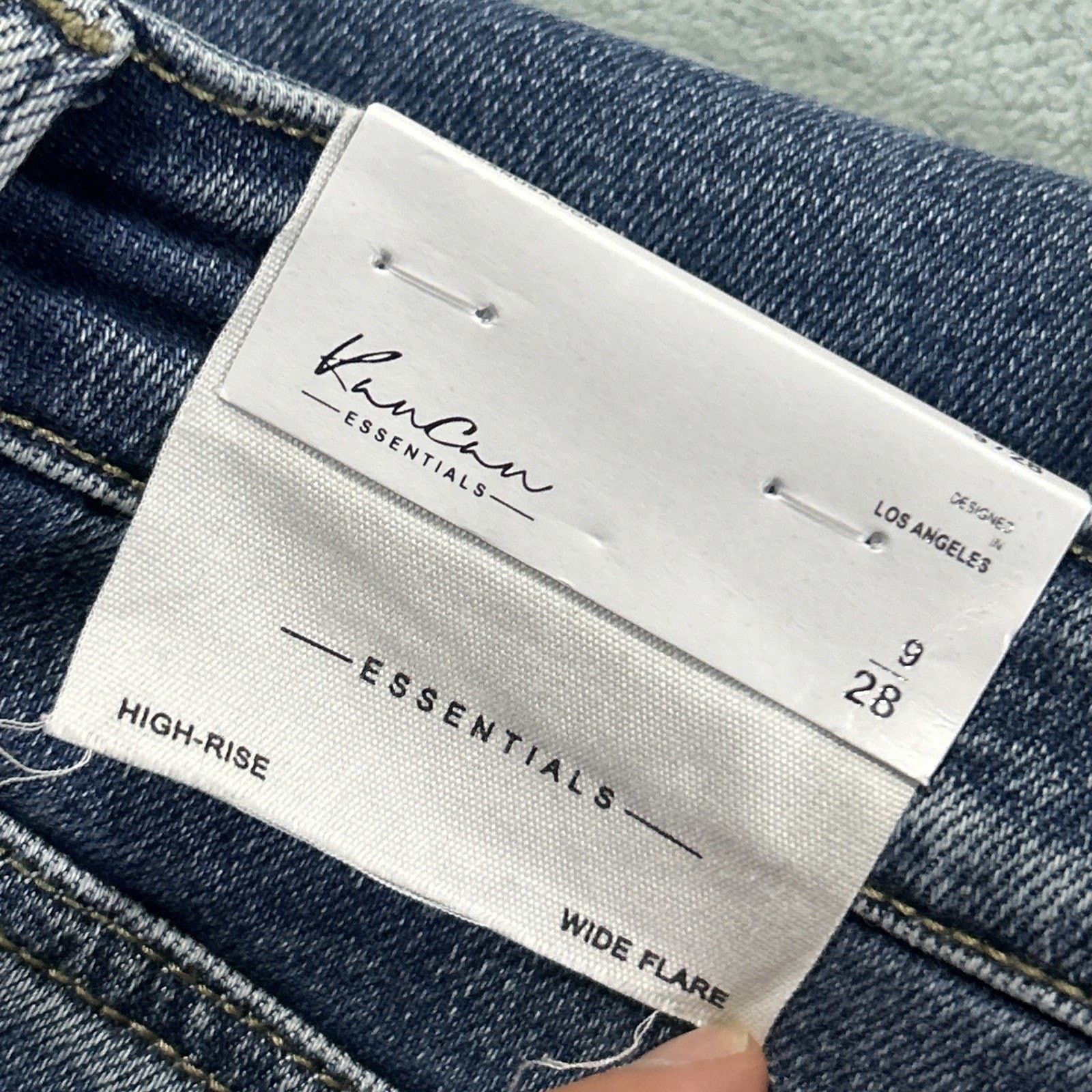 Levi's Beyond Baggy Jeans Womens 9/28 31x32 Hamilton Wide leg Loose Size 31" - 3 Thumbnail