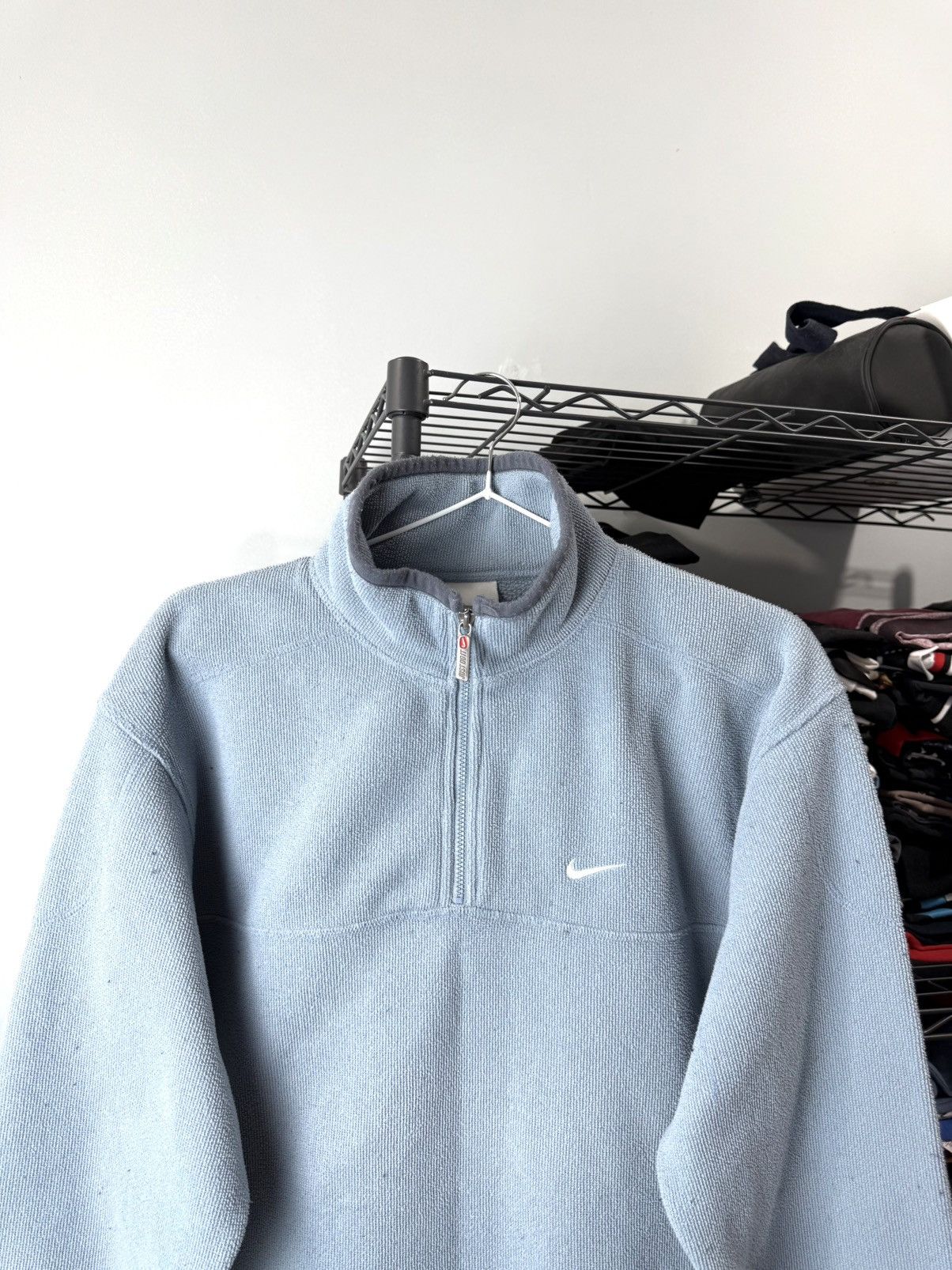 Nike Vintage 1990’s Nike Fleece Sweatshirt Y2K Hype Size US M / EU 48-50 / 2 - 2 Thumbnail