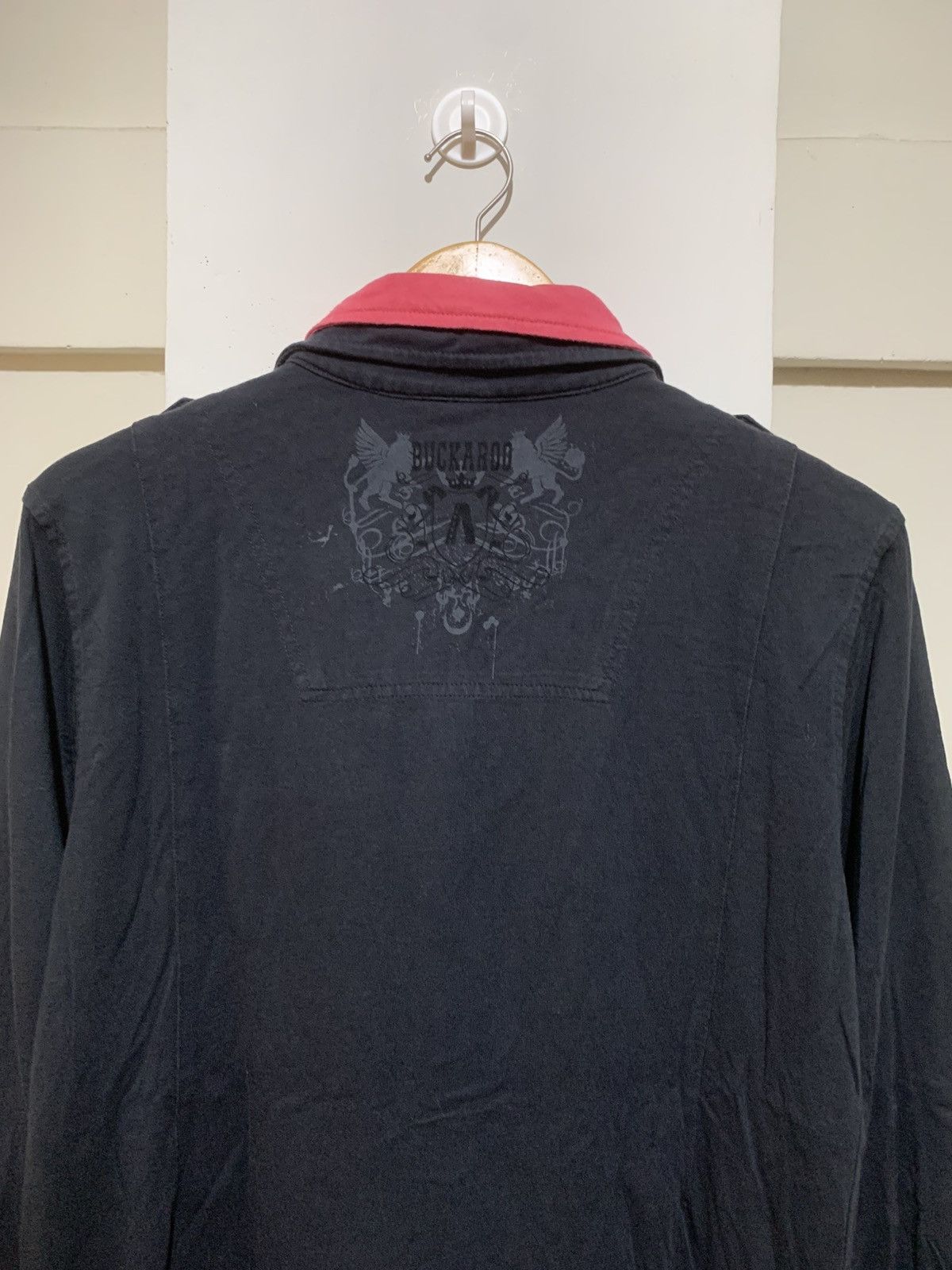 Raf Simons Japanese Double Layer Buckaroo Poem Longsleeve Shirt Tee Size US L / EU 52-54 / 3 - 15 Thumbnail
