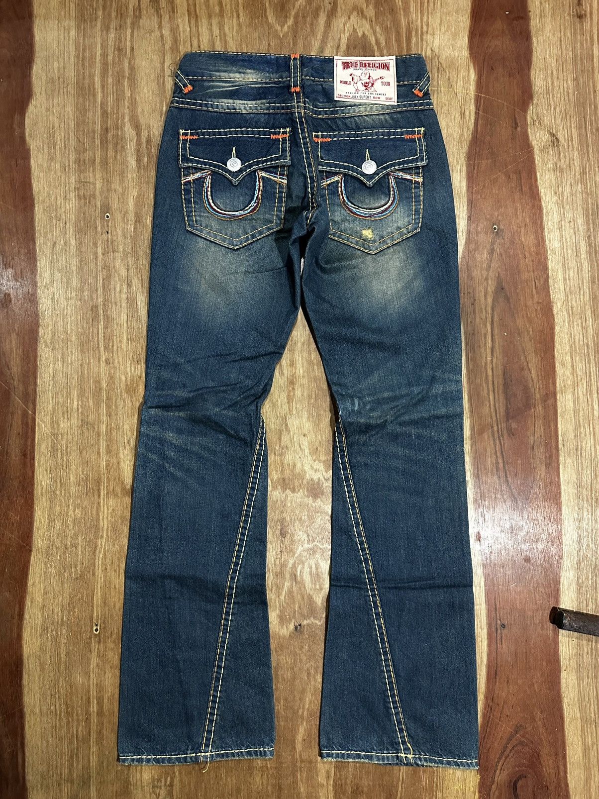 True Religion Rainbow Joey True Religion flared Jeans Size 30" / US 8 / IT 44 - 1 Thumbnail