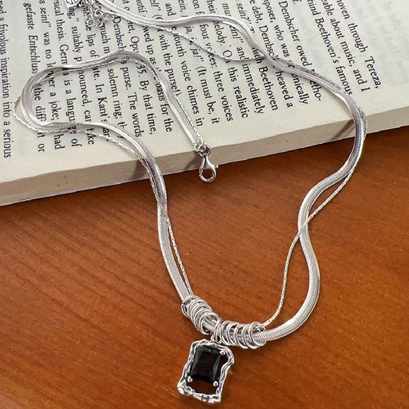 Jewelry Double-layered Chain Necklace Size ONE SIZE - 2 Thumbnail
