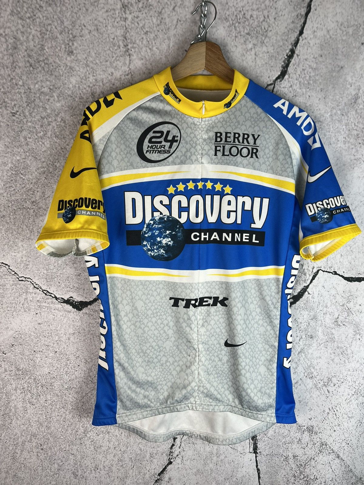 Nike NIKE DISCOVERY CHANNEL PRO CYCLING TEAM JERSEY Size US L / EU 52-54 / 3 - 1 Thumbnail