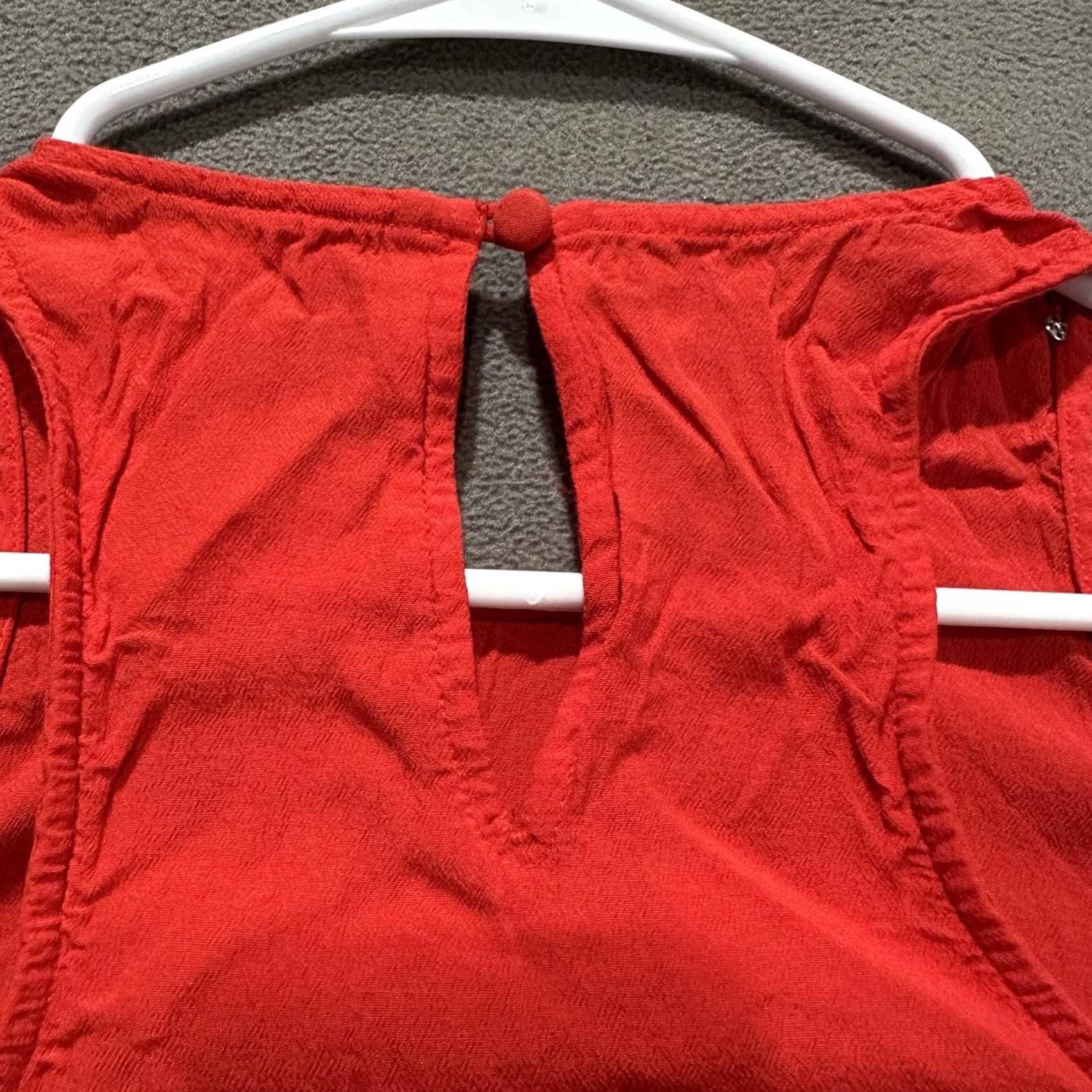 J.Crew J.CREW Tank Womens Size 6 Red Racer 100% Viscose Sleeveless EUC Size M / US 6-8 / IT 42-44 - 3 Thumbnail