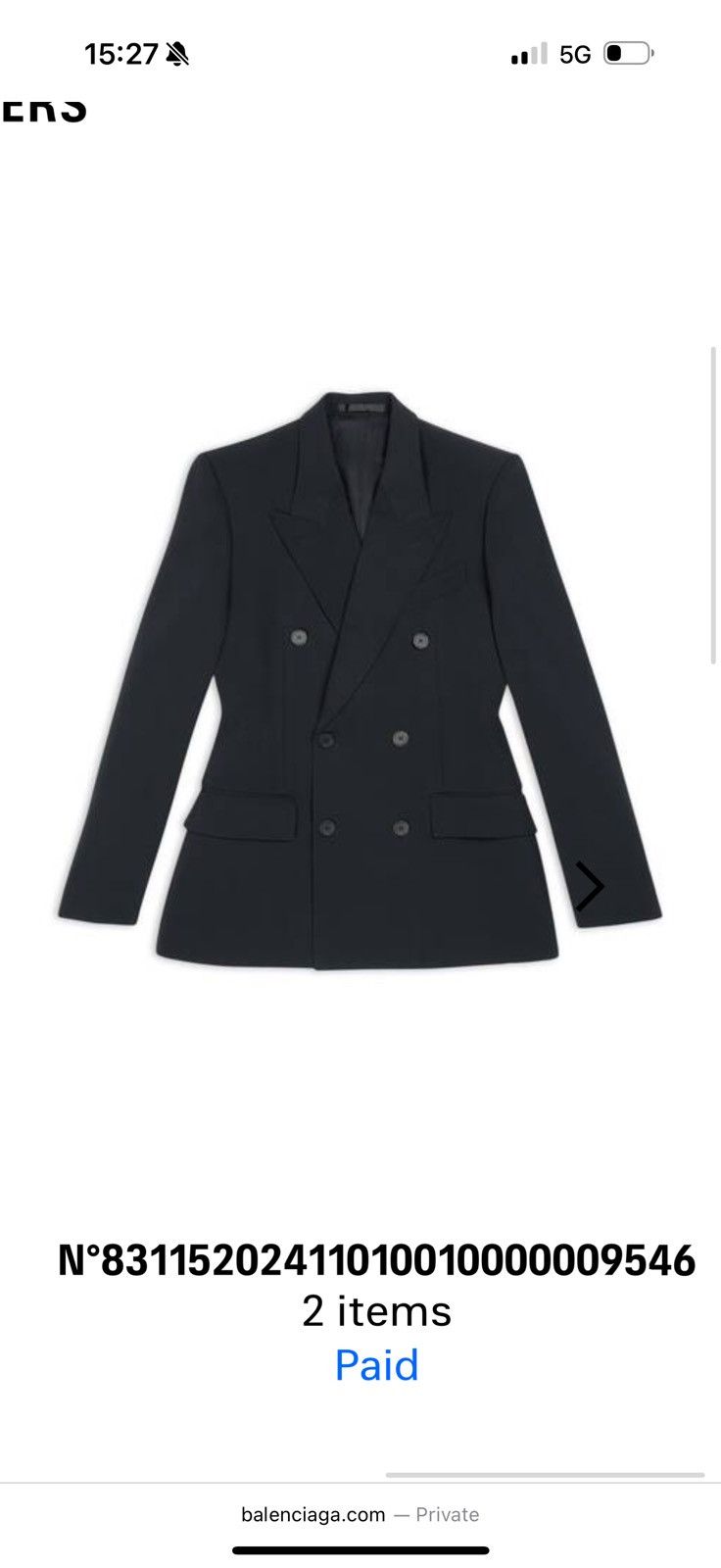 Balenciaga Balenciaga Spring 23 runway blazer Size 38R - 21 Thumbnail