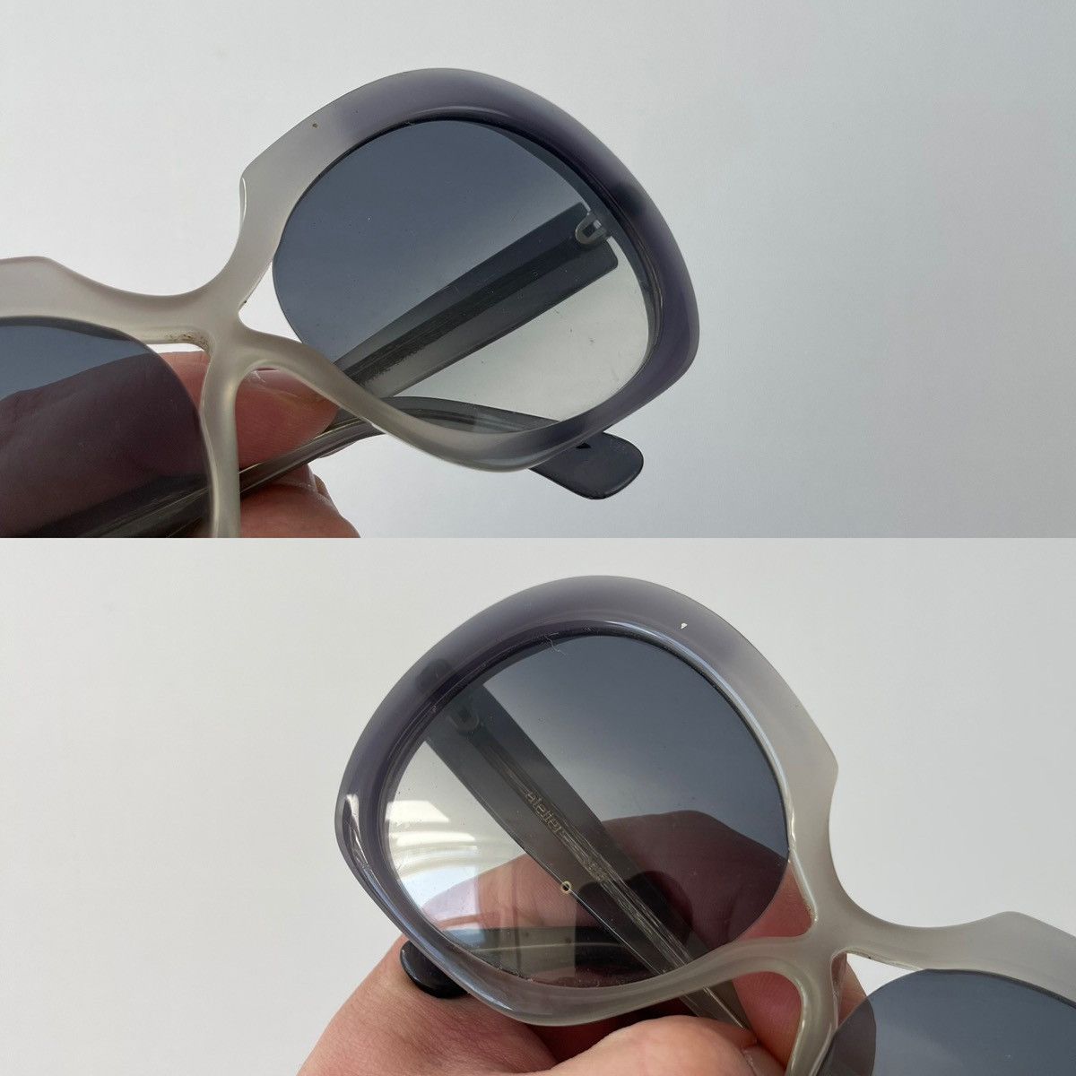 Frame Frame Atelier 3618 Vintage Oversized Sunglasses Grey/Blue Size ONE SIZE - 8 Thumbnail