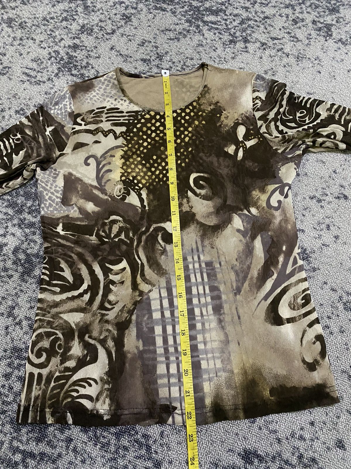 Hysteric Glamour × If Six Was Nine × Japanese Brand Y2k Pinore gothic mesh longsleeve Size M / US 6-8 / IT 42-44 - 6 Thumbnail