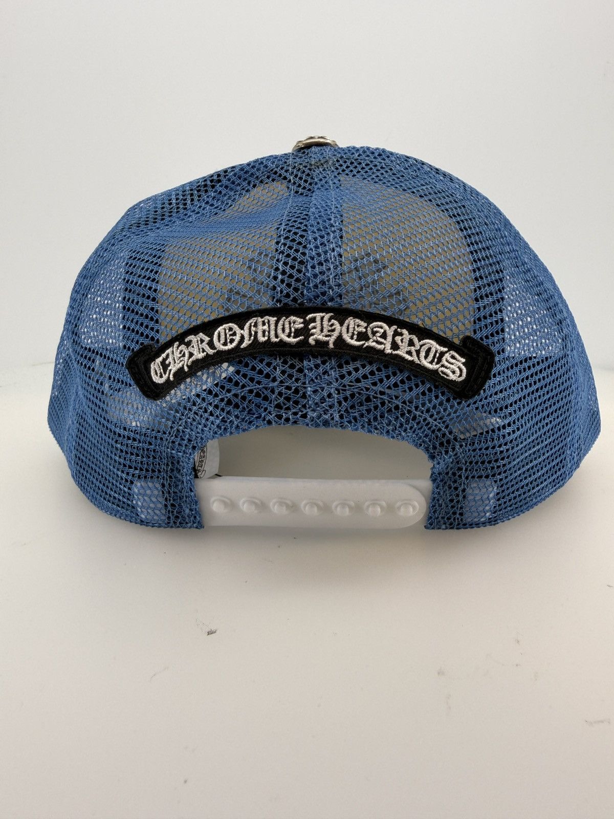 Chrome Hearts Chrome Hearts Cemetery Cross Trucker Hat Blue Size ONE SIZE - 3 Thumbnail