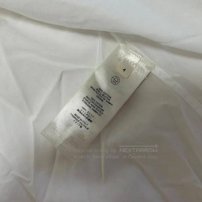 The Row The Row size 4 White short-sleeved shirt Size M / US 6-8 / IT 42-44 - 4 Thumbnail