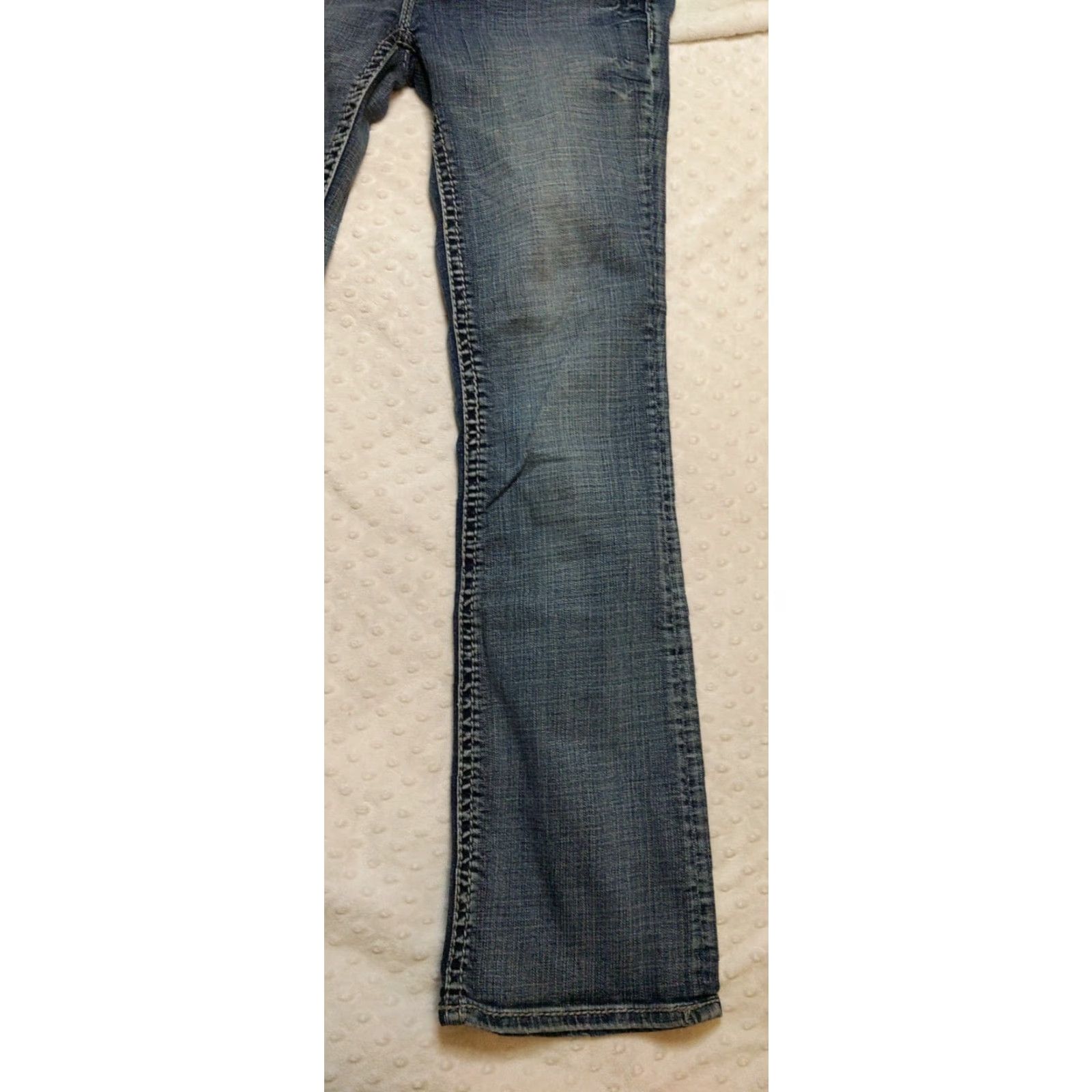 Denime Rock & Roll Cowgirl Jeans 28x34 Women Dark Wash Denim Mid Rise Western Bootcut Size 28" / US 6 / IT 42 - 2 Thumbnail