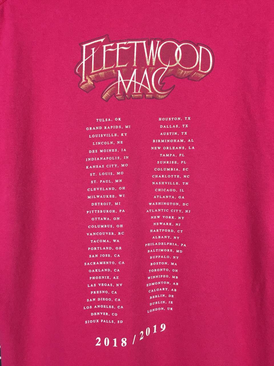 Band Tees × Vintage Fleetwood Mac British Rock Band In Concert 2019 Tour Tee Size US L / EU 52-54 / 3 - 9 Thumbnail