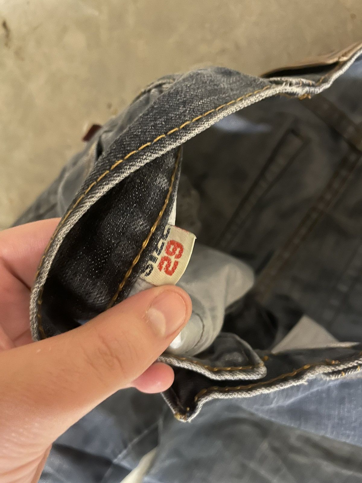 Japanese Brand Vintage Embroidered Japanese Denim Jeans Size 29" - 9 Thumbnail