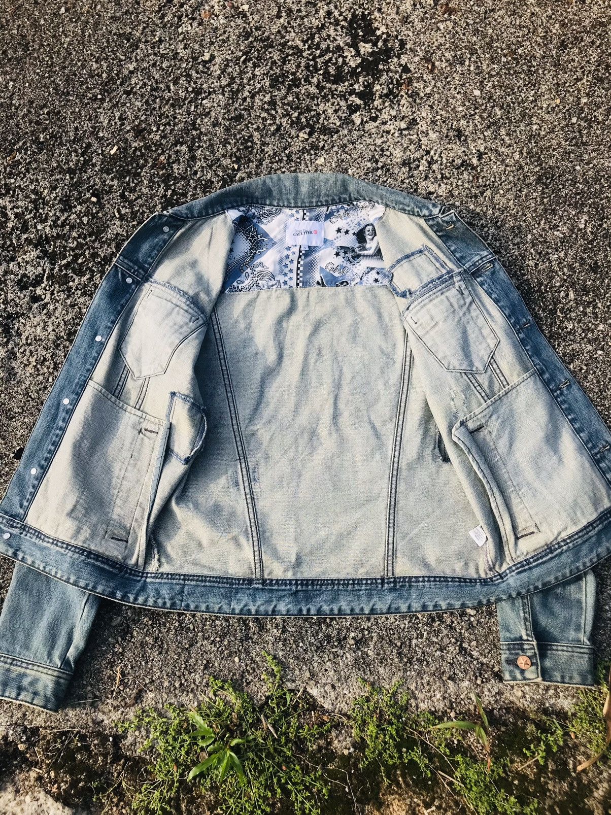 Jean Paul Gaultier Vintage Jean Paul Gaultier Patchwork jeans Jacket Size US S / EU 44-46 / 1 - 4 Thumbnail