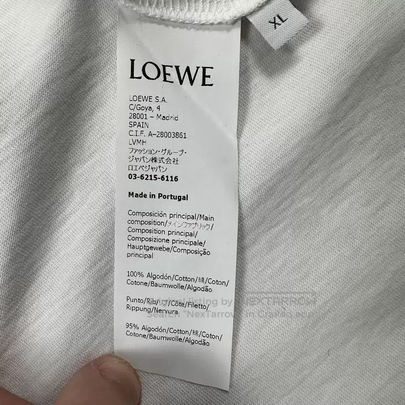 Loewe Loewe Pizza Print Pattern Back Letter Logo Short Sleeve Size US XL / EU 56 / 4 - 7 Thumbnail