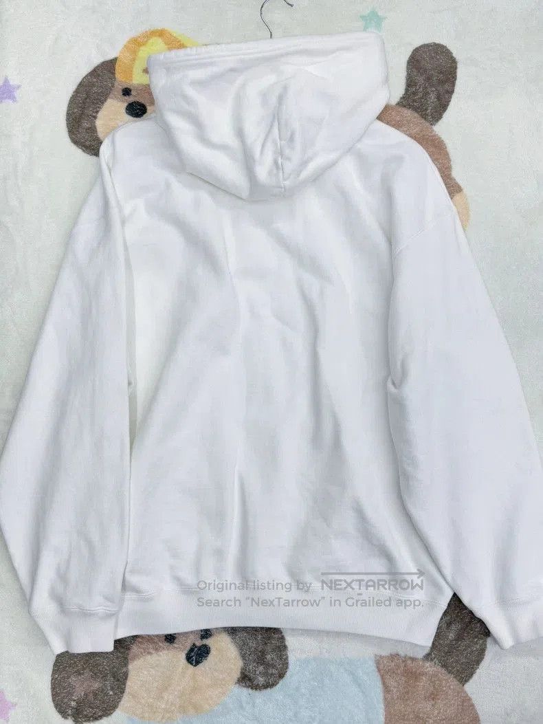 Balenciaga Balenciaga Logo Print White Hoodie. Size US L / EU 52-54 / 3 - 4 Thumbnail