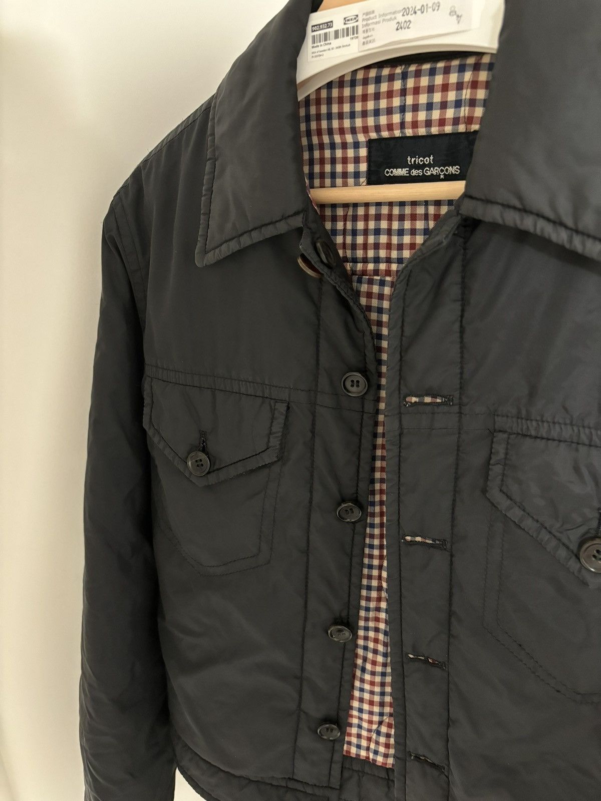 Tricot Comme des Garcons tricot COMME des GARCONS Vintage Nylon jacket Size S / US 4 / IT 40 - 4 Thumbnail