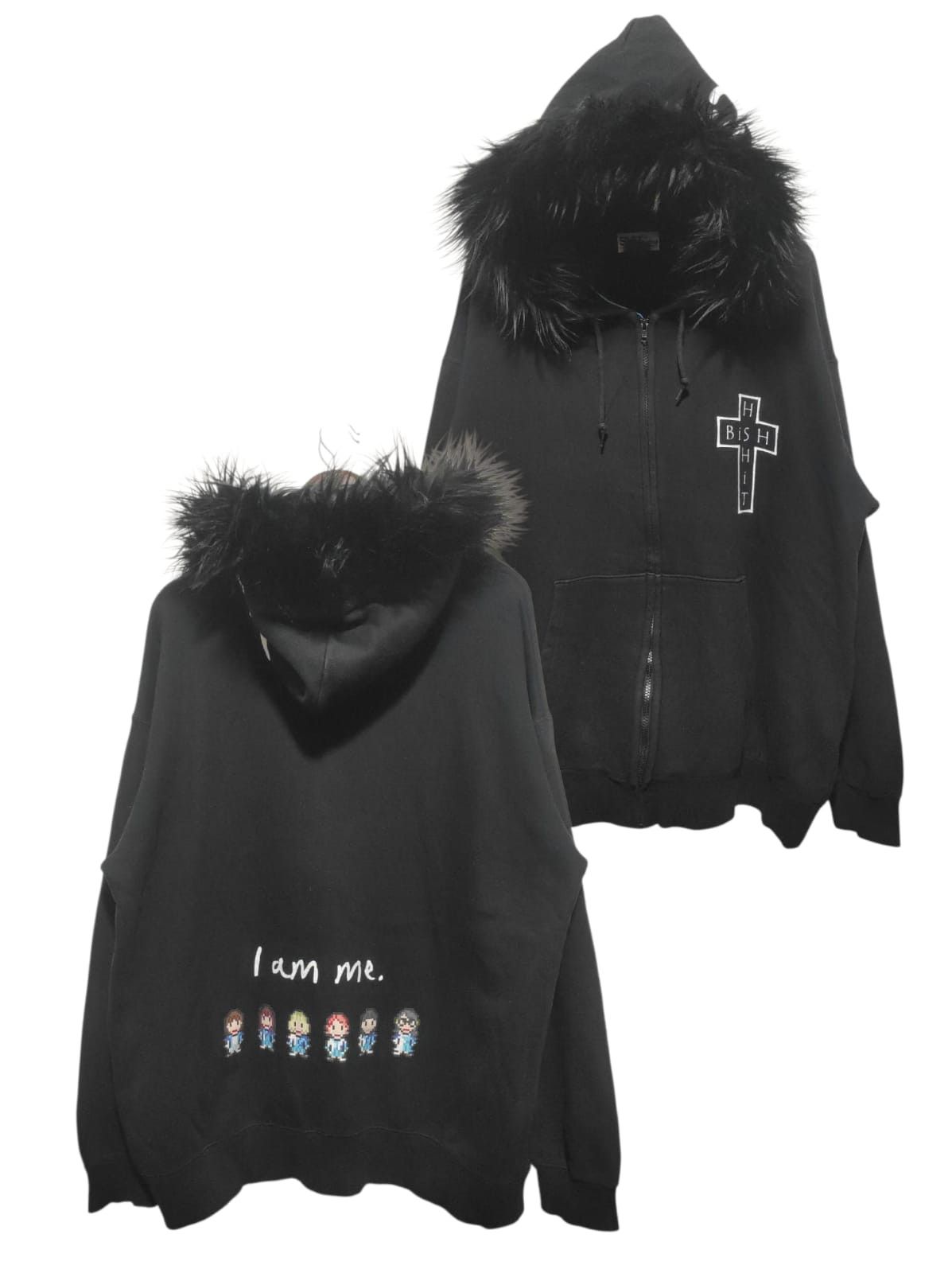 Japanese Brand Shit Original Bish Hshit zip fur hoodie ifsix LGB style Size US XL / EU 56 / 4 - 2 Thumbnail