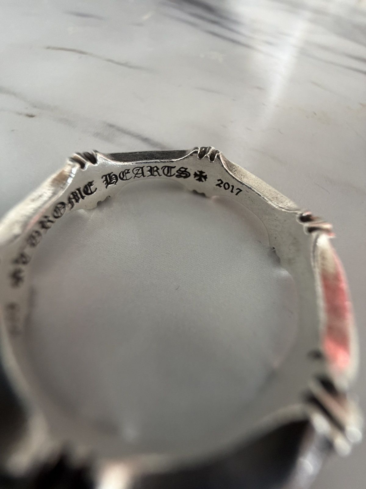 Chrome Hearts Chrome Hearts Plus Bone Ring Size ONE SIZE - 8 Thumbnail