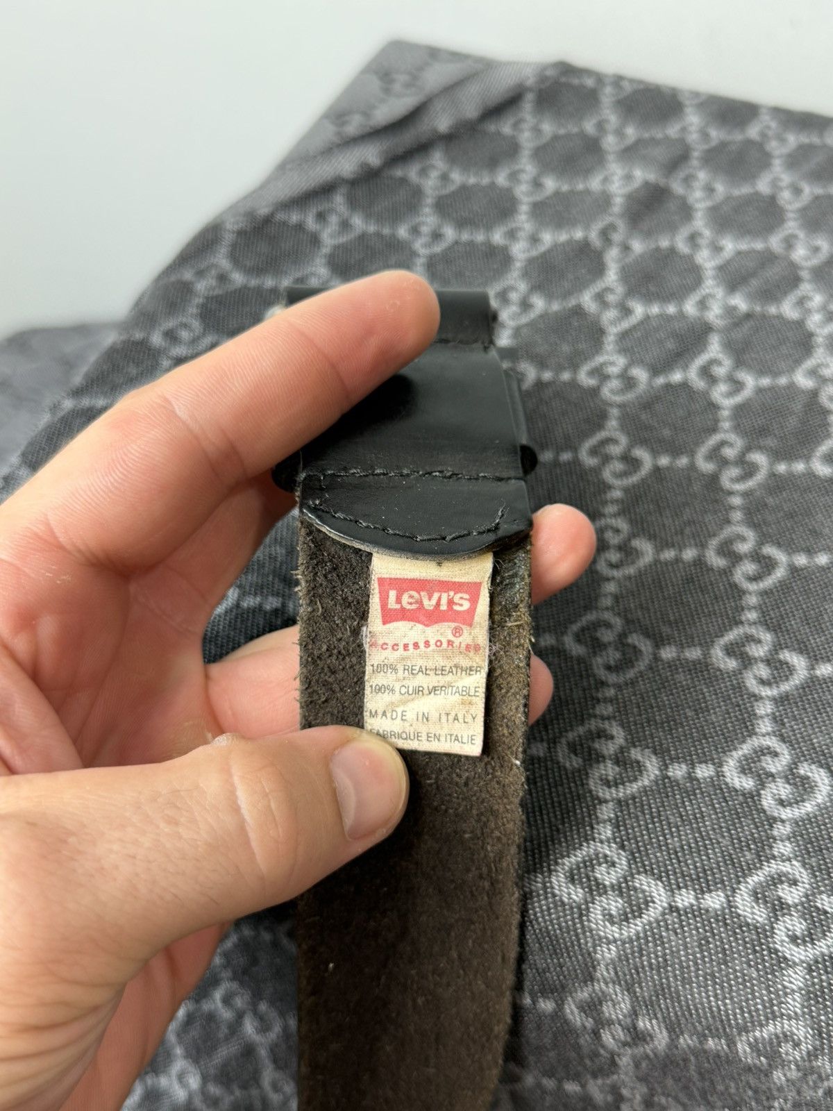 Levi's Vintage Levi’s Leather Belt American Vintage Size ONE SIZE - 6 Thumbnail