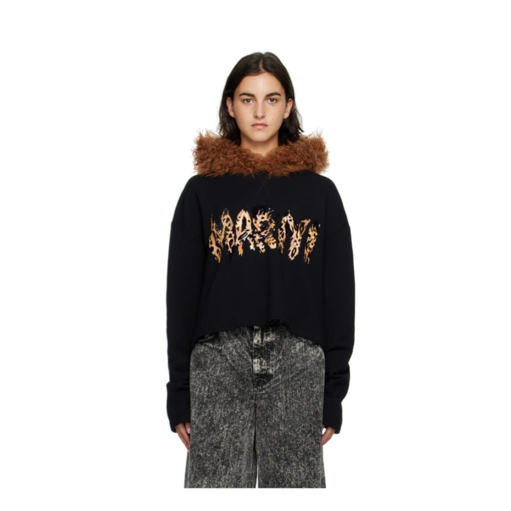 Marni o1y1125 Hoodie in Black/Brown Size M / US 6-8 / IT 42-44 - 1 Thumbnail