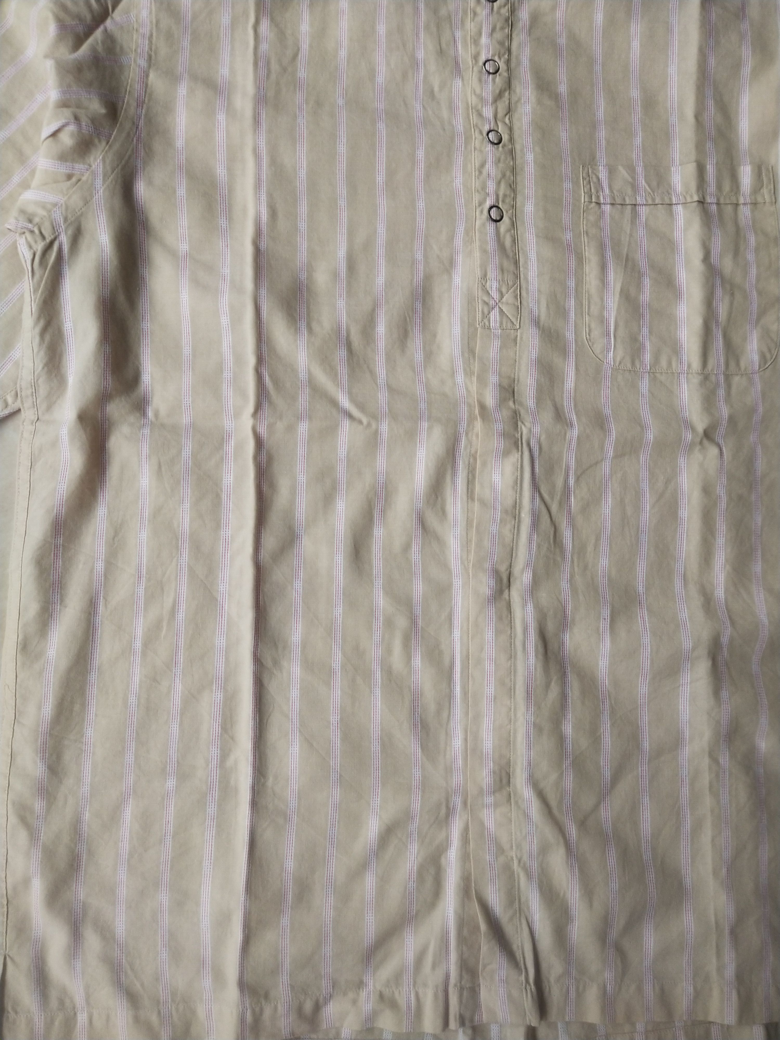 United Arrows Vintage Blue:Label United Arrows Tokyo Striped Popover Shirt Size US M / EU 48-50 / 2 - 4 Thumbnail