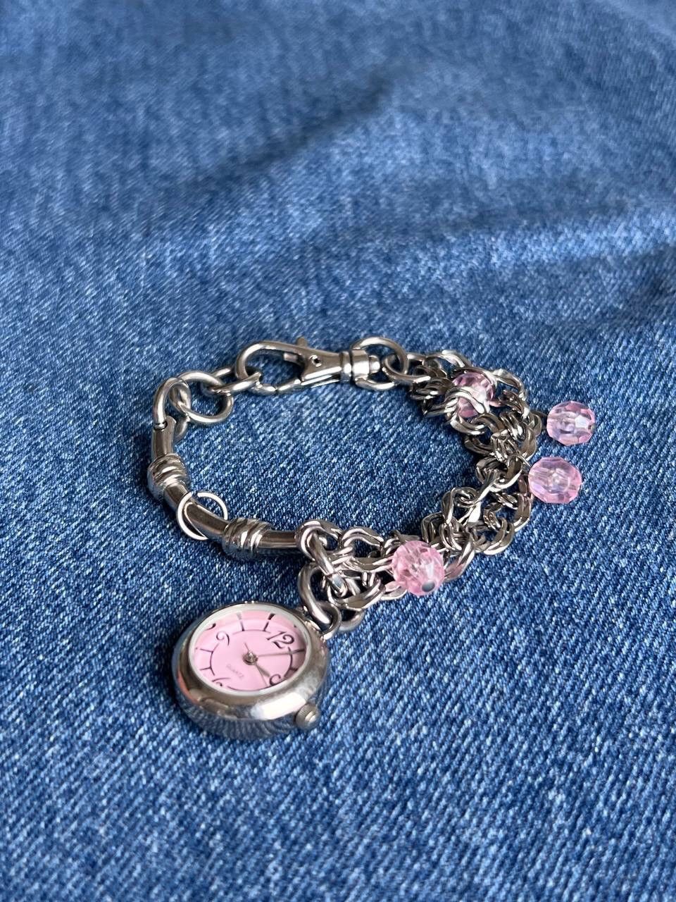 Japanese Brand × Vintage Vintage Japanese style Chain Metal futuristic Watch Bracelet Size ONE SIZE - 2 Thumbnail