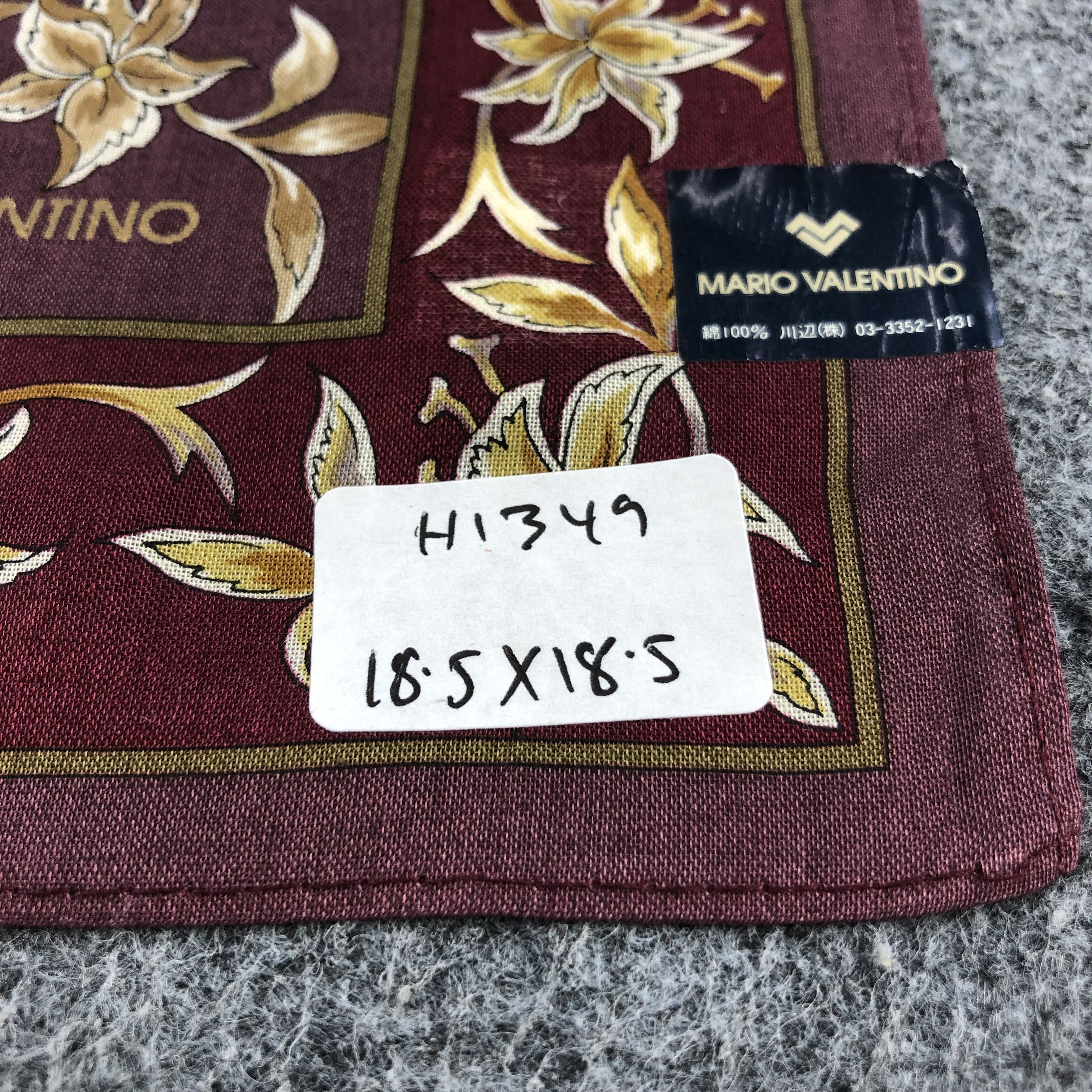 Mario Valentino Mario Valentino Handkerchief Neckerchief Bandana H1349 Size ONE SIZE - 5 Thumbnail