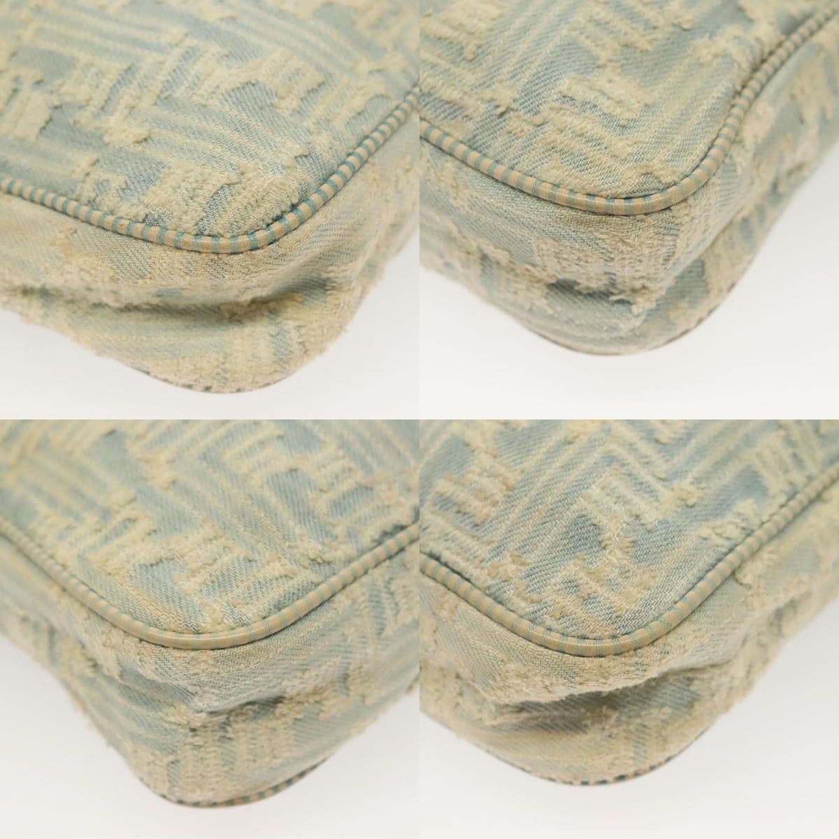 Fendi FENDI Shoulder Bag Denim Light Blue Gold Size ONE SIZE - 10 Thumbnail