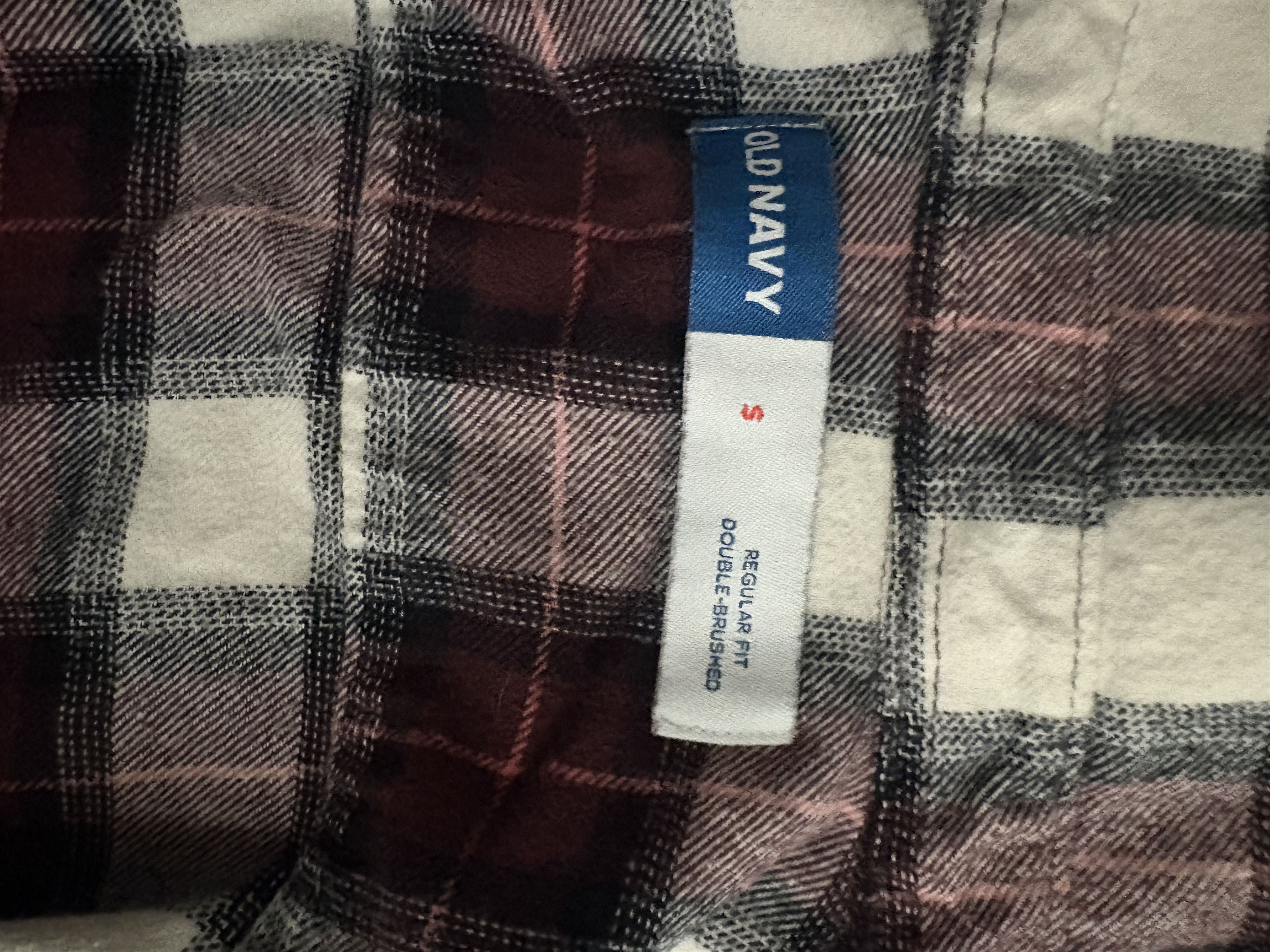Old Navy Old Navy Classic Plaid Red/White Flannel Shirt Size US S / EU 44-46 / 1 - 3 Thumbnail
