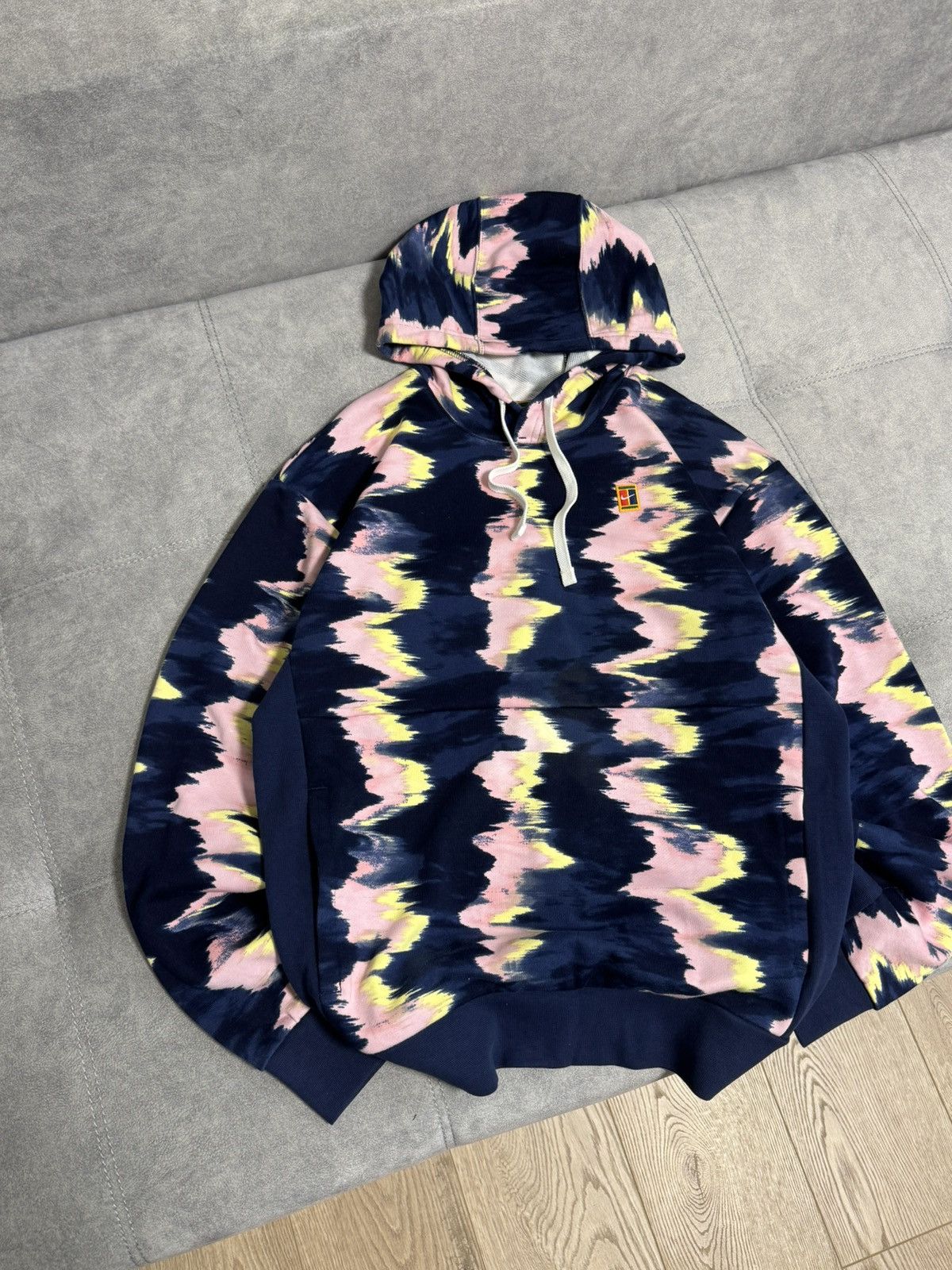 Nike Nike Court chromatic Y2K hoodie vintage style Size US S / EU 44-46 / 1 - 5 Thumbnail