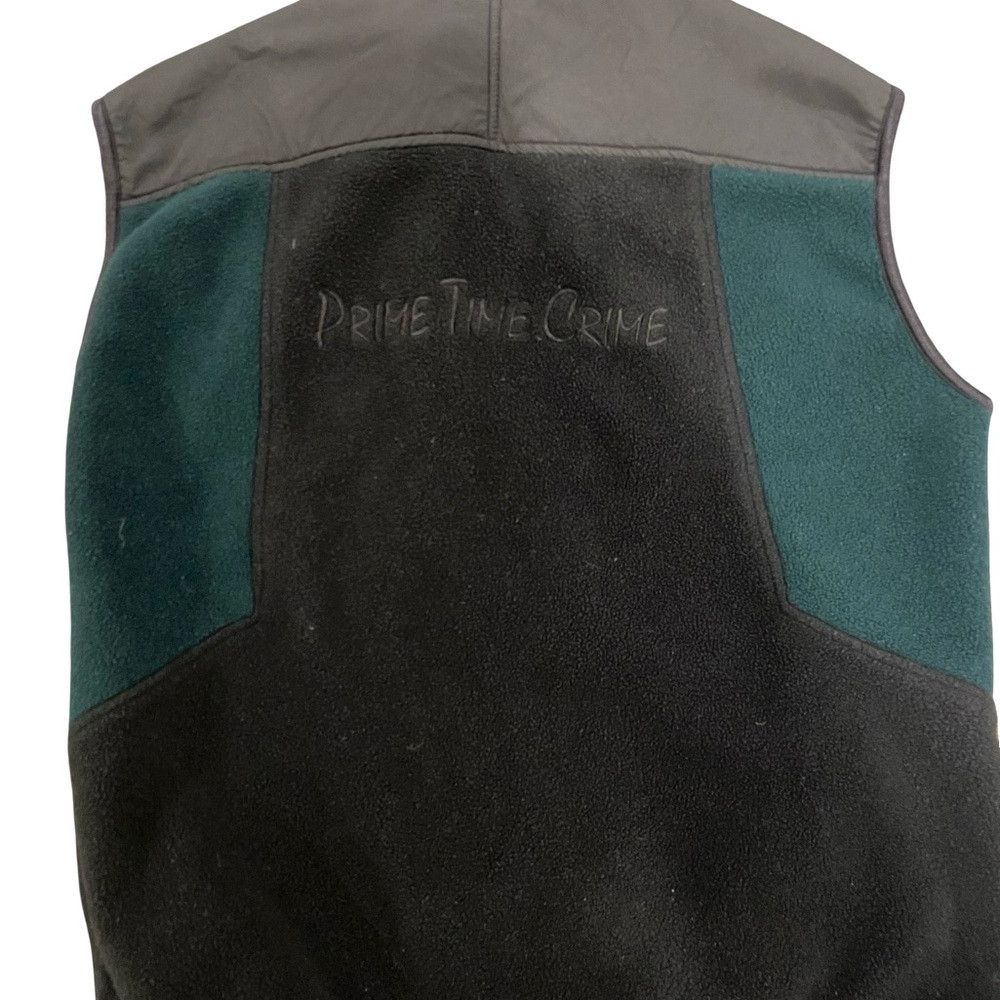 Other Vintage NBC “Prime time crime” Men's Black and Green Vest Size US XL / EU 56 / 4 - 2 Thumbnail