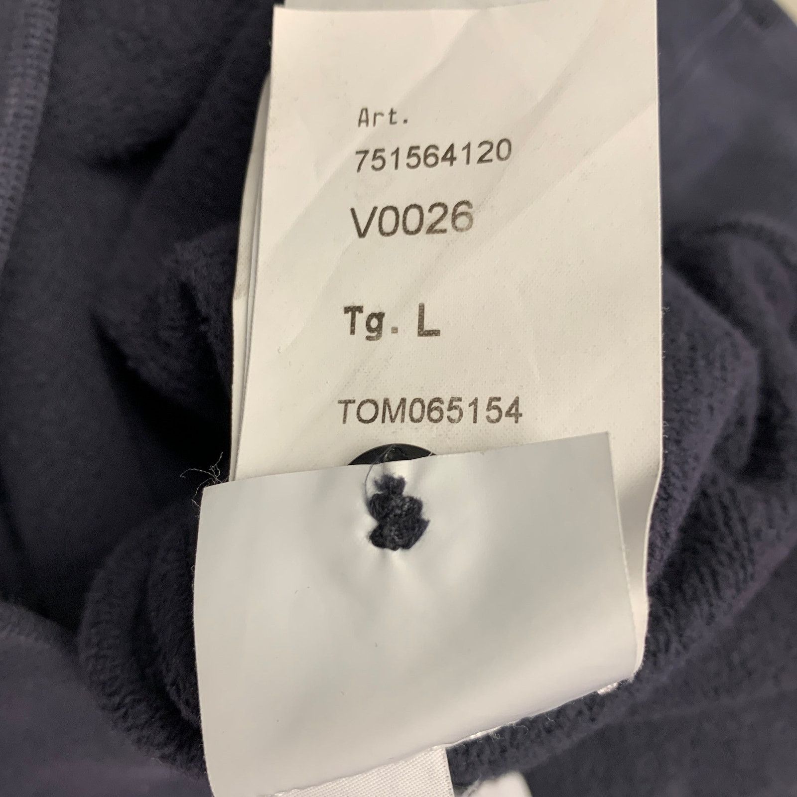 Stone Island STONE ISLAND Size L Grey Blue Cotton Hooded Sweatshirt Size US L / EU 52-54 / 3 - 9 Thumbnail