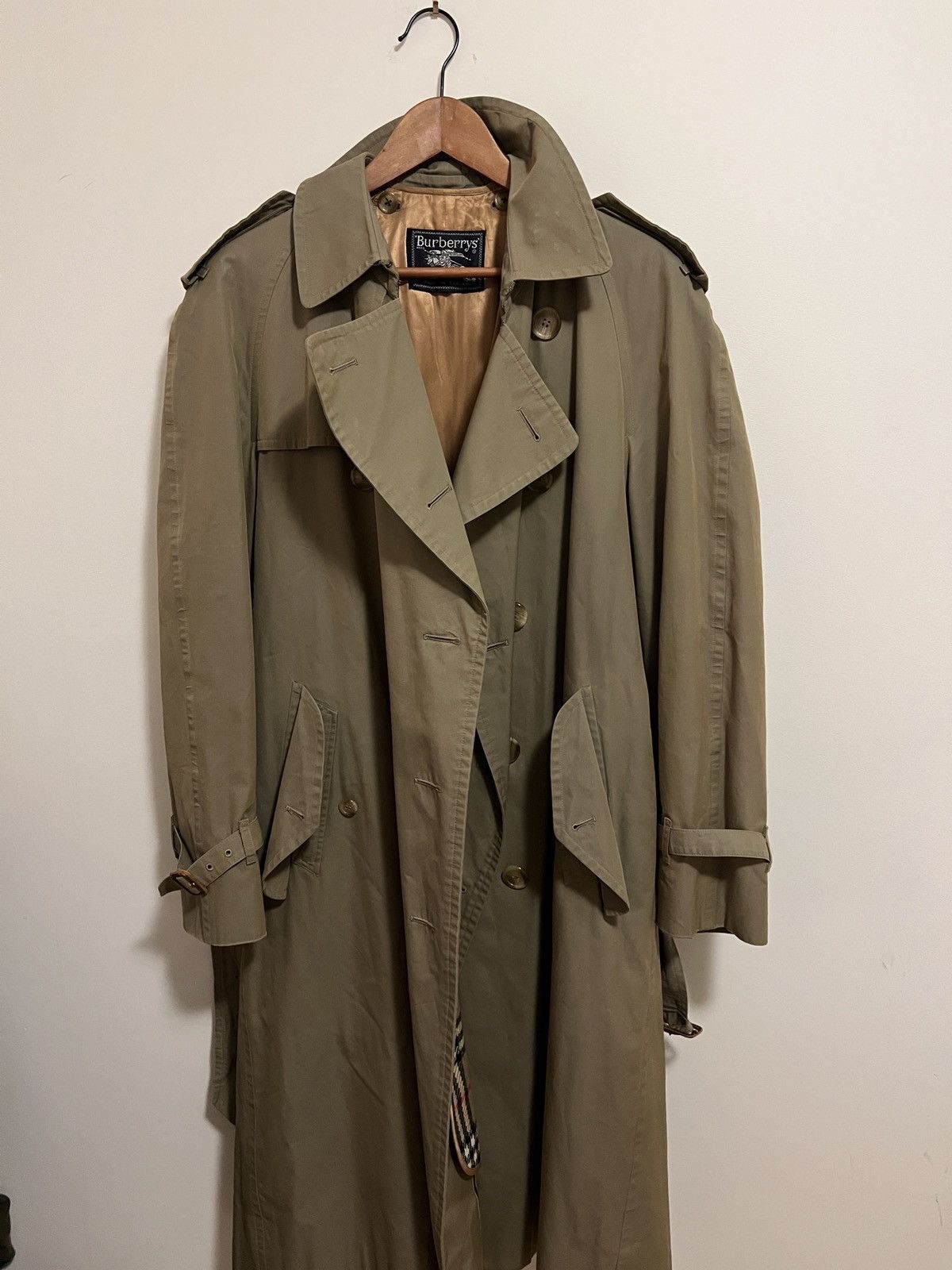 Burberry Vintage Burberry Trench Coat 48R Made In England Wool Liner Size US M / EU 48-50 / 2 - 8 Thumbnail