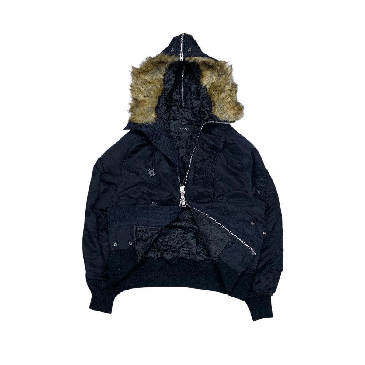 If Six Was Nine Jeanasis Military Fur Jacket Size US M / EU 48-50 / 2 - 5 Thumbnail