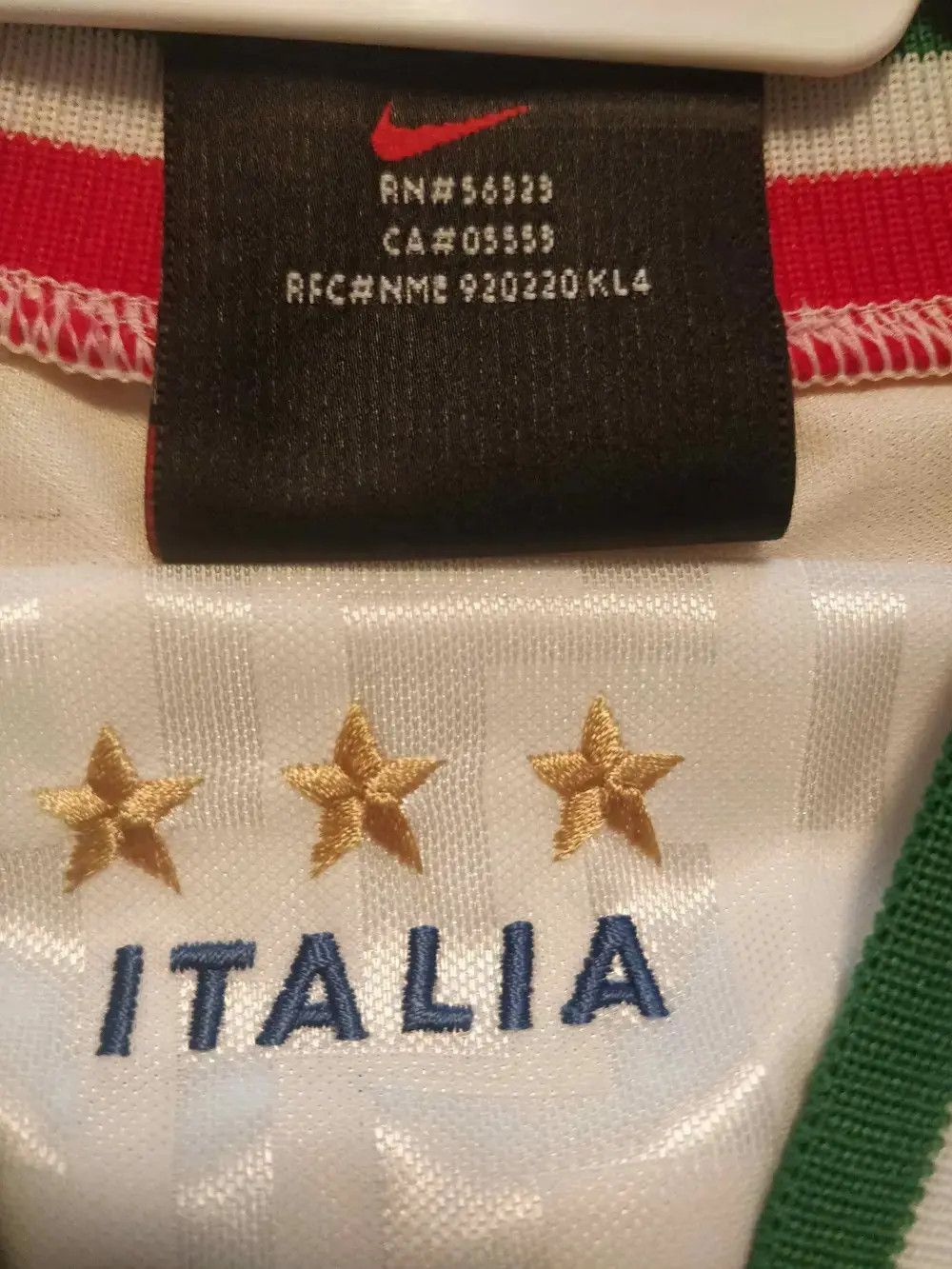 Nike Italy 1996 BNWT Rare Jersey Nike Size US L / EU 52-54 / 3 - 4 Thumbnail