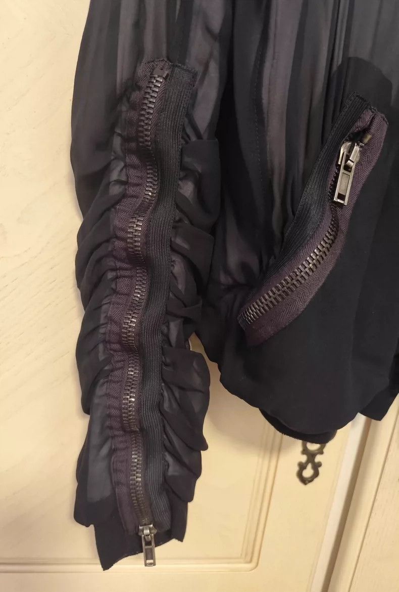 Haider Ackermann Haider Ackermann Silk double zipper jacket Size XS / US 0-2 / IT 36-38 - 3 Thumbnail