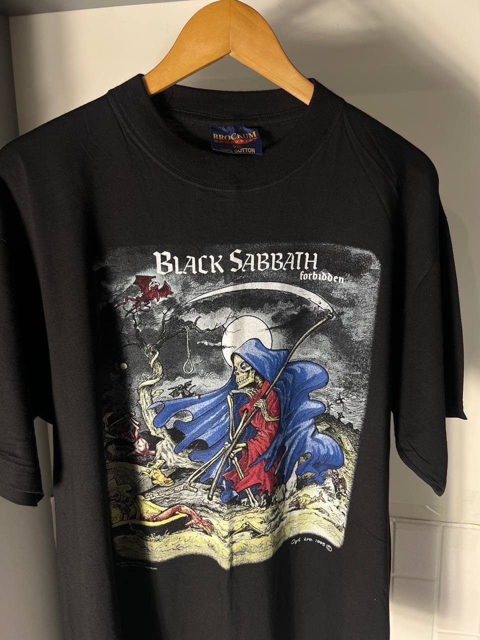 Band Tees VINTAGE BLACK SABBATH BROCKUM 1995 ROCK T-SHIRT TOUR Y2K Size US XL / EU 56 / 4 - 9 Thumbnail