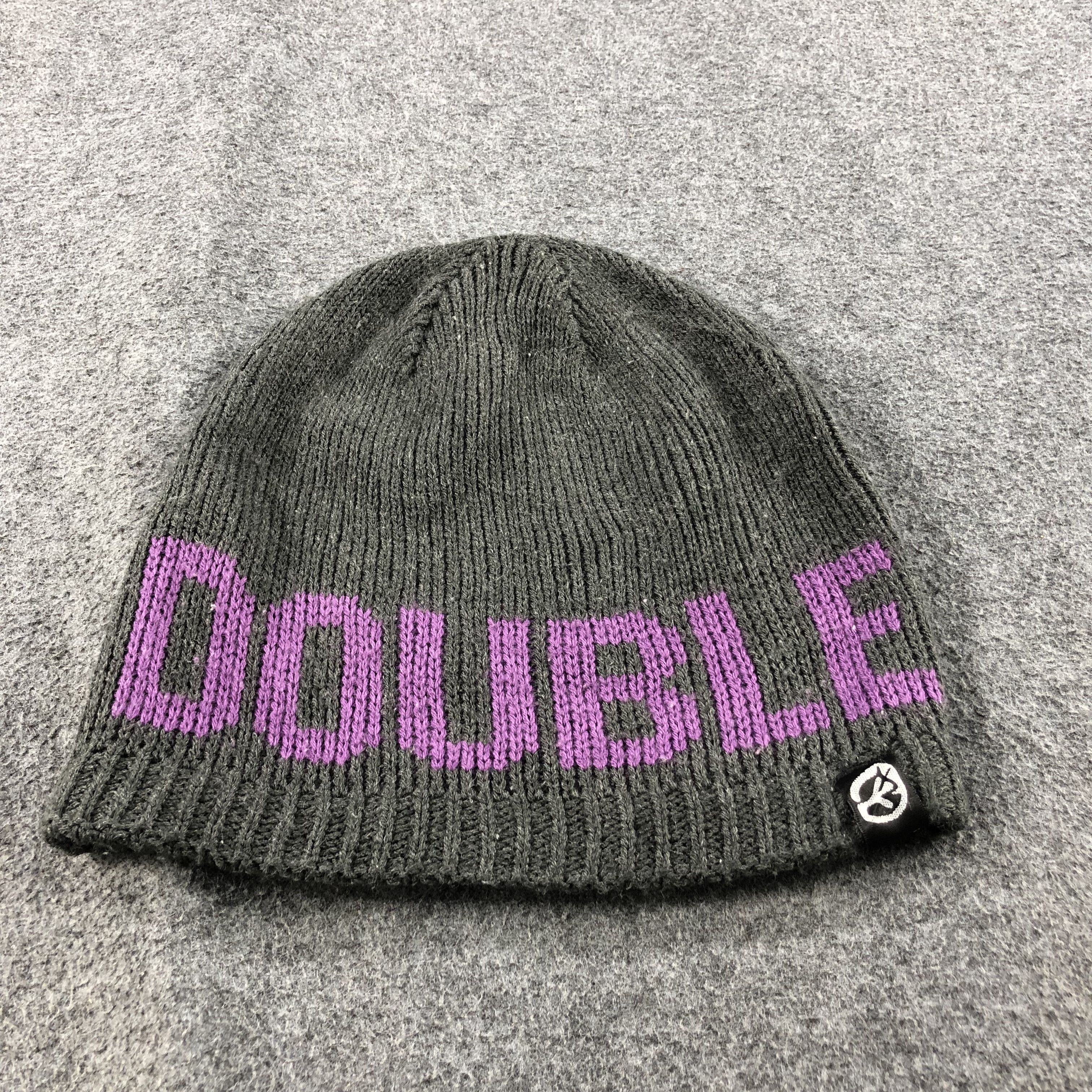 Japanese Brand Unknown Double Triple Grey Beanie Snowcap Snow Hat B335 Size ONE SIZE - 3 Thumbnail