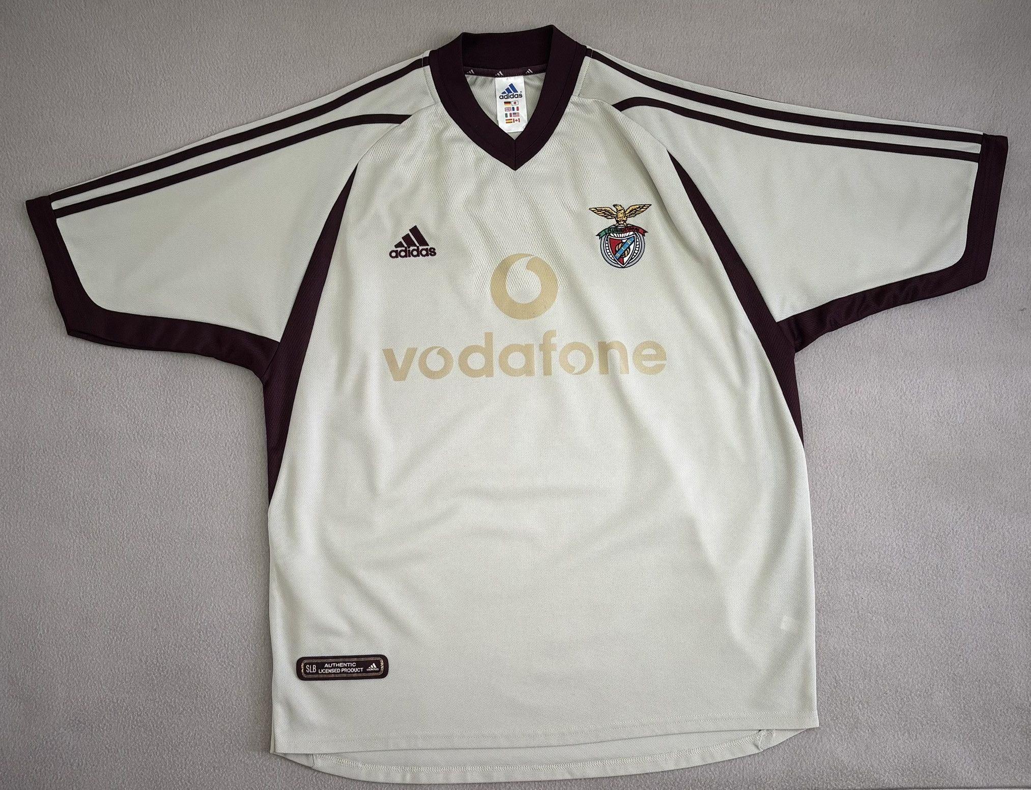 Adidas × Vintage Benfica Lisbon 2001-2002 Adidas Football Jersey size XL Size US XL / EU 56 / 4 - 5 Thumbnail