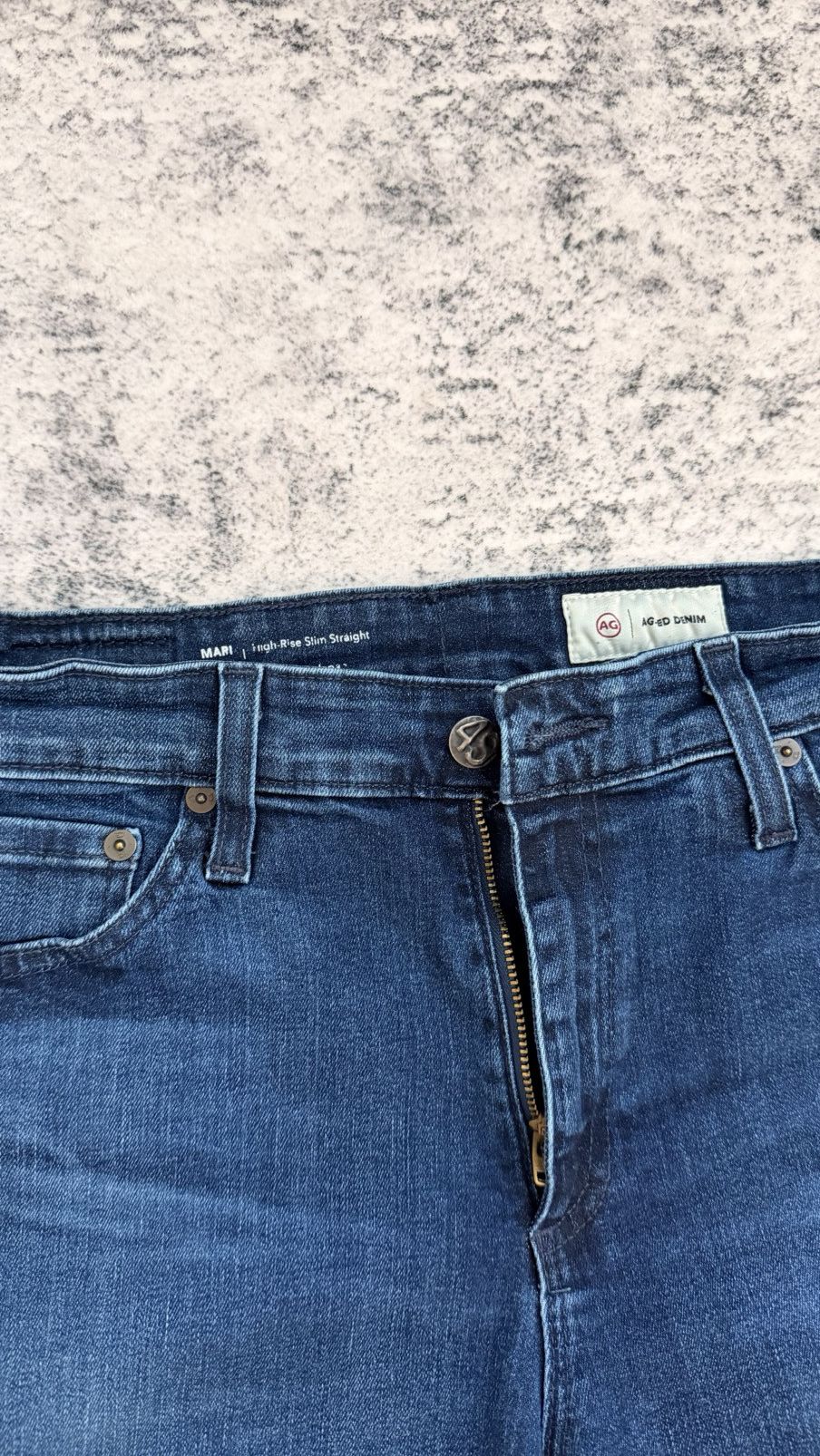 AG Adriano Goldschmied AG Adriano Goldschmied The Mari HighRise Slim Straight Jeans Size 30" / US 8 / IT 44 - 3 Thumbnail