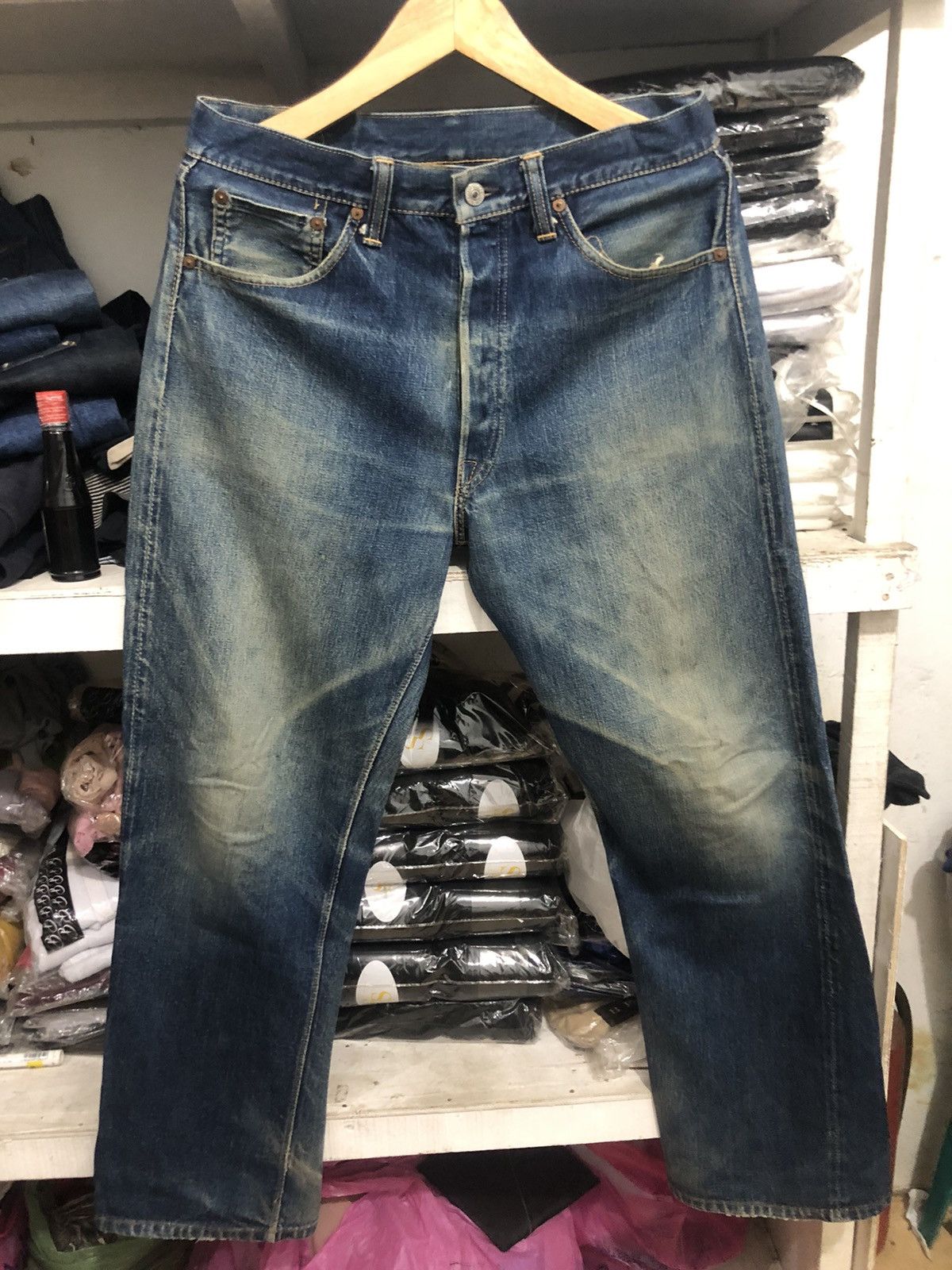 Japanese Brand × Warehouse Vintage Warehouse Gold Line Selvedge denim Size US 32 / EU 48 - 7 Thumbnail