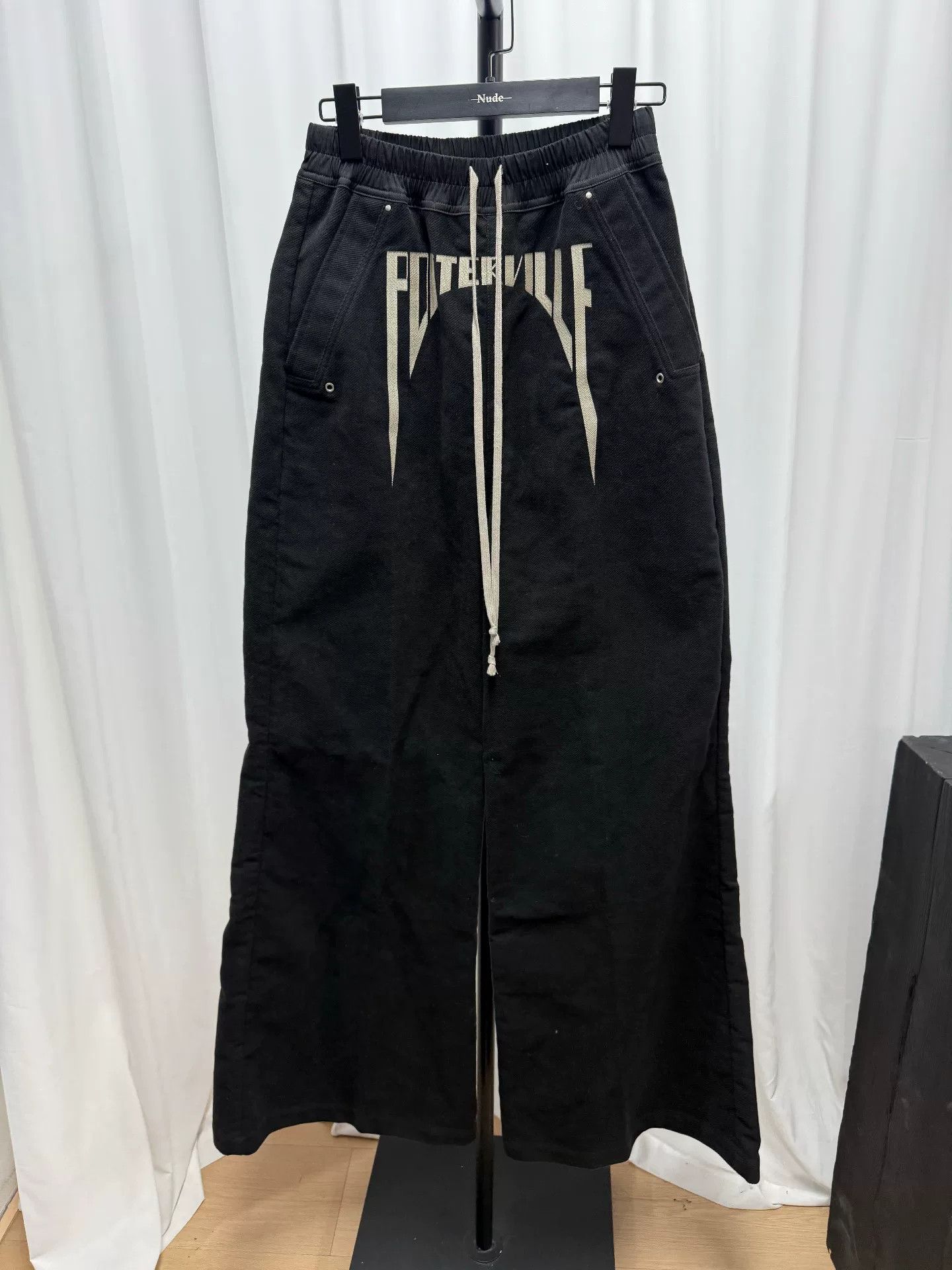 Rick Owens Rick Owens Embroidered Flared Trousers Size US 28 / EU 44 - 1 Thumbnail