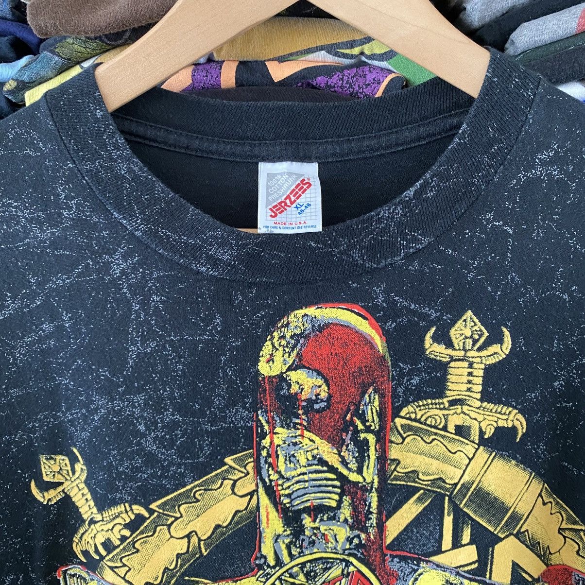 Jerzees Vintage Slayer T-Shirt All Over Print Seasons in the Abyss Size US XL / EU 56 / 4 - 3 Thumbnail