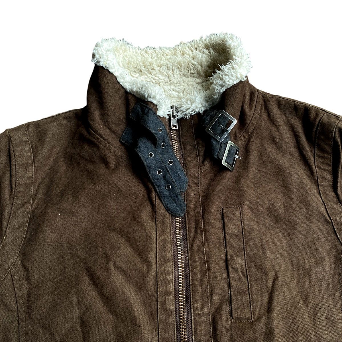 Japanese Brand × Vintage Vintage Japanese Brand Sheepskin Warm Shearling Jacket Fur Size US M / EU 48-50 / 2 - 2 Thumbnail