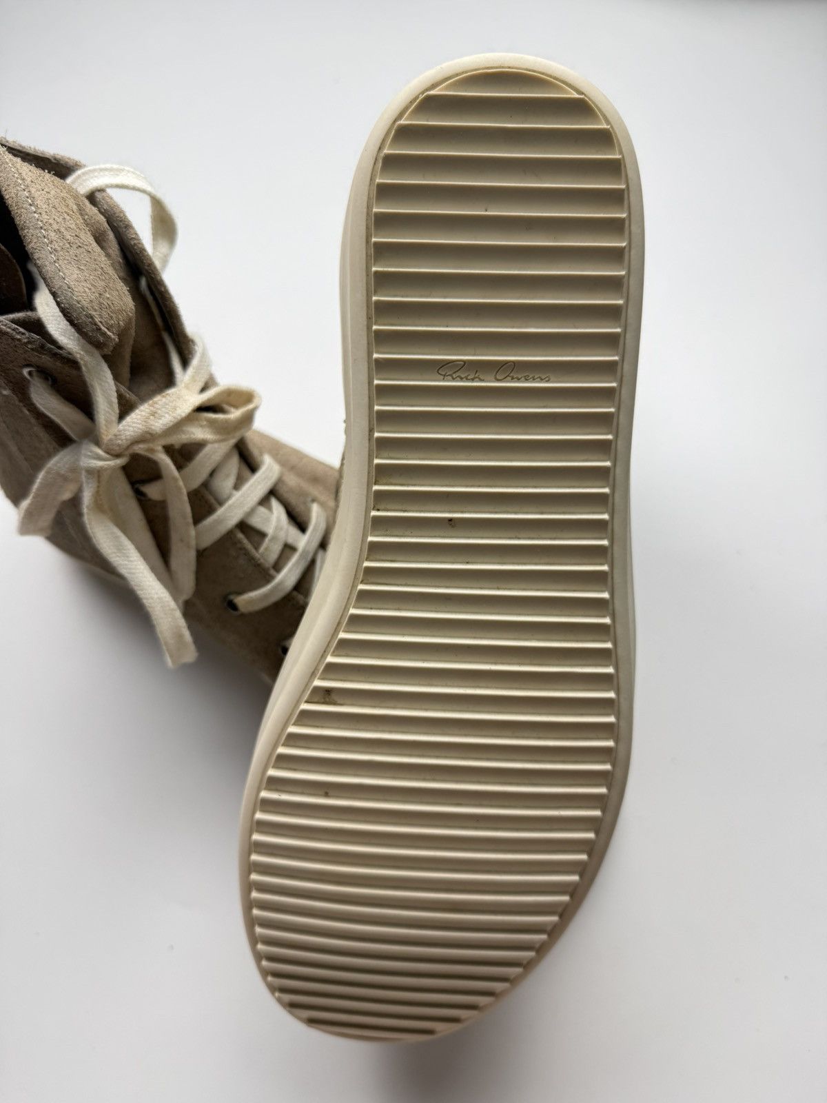 Rick Owens 2008 Rick Owens Dusty Suede Ramones Size US 12 / EU 45 - 11 Thumbnail